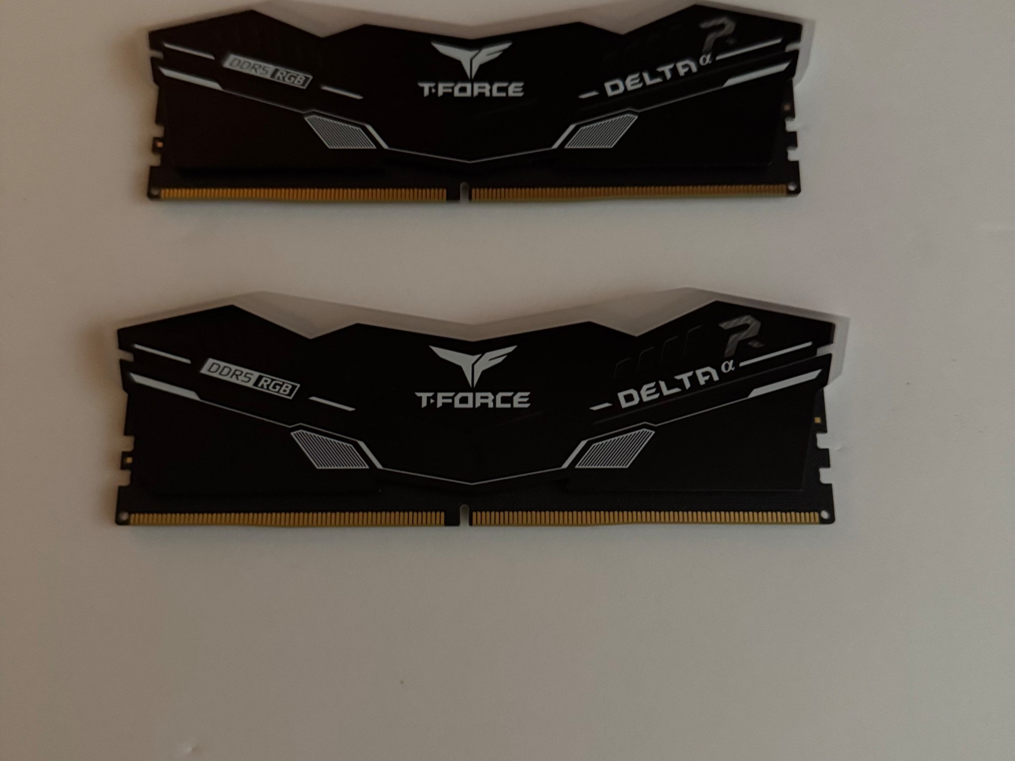 TeamGroup T-Force Delta RGB 16GB  (2x8GB) DDR5 RAM 6000MHz (FF7D58G6000HC38ABK)
