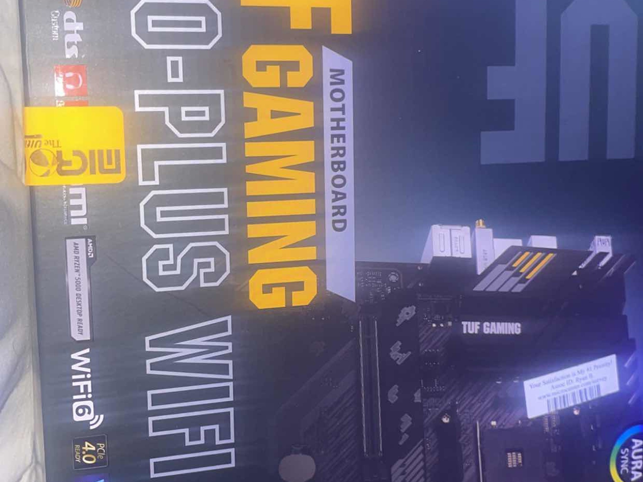 AMD Ryzen 5 5600X3D, ASUS TUF Gaming B550 Plus WiFi II DDR4, G.Skill Ripjaws V 16GB DDR4-3200