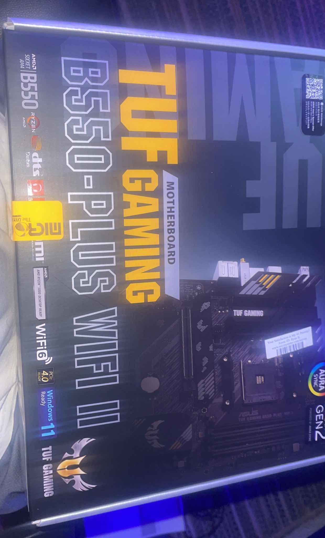 AMD Ryzen 5 5600X3D, ASUS TUF Gaming B550 Plus WiFi II DDR4, G.Skill Ripjaws V 16GB DDR4-3200