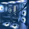 ON SALE! Sleek Black Fishtank RGB Gaming PC – GPU : 7600XT CPU : 7700