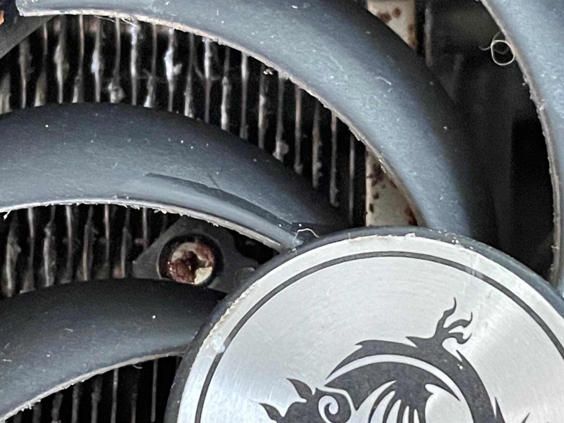 MSI Geforce RTX 3060 Ti GAMING X TRIO, Works but AS IS for PARTS ONLY