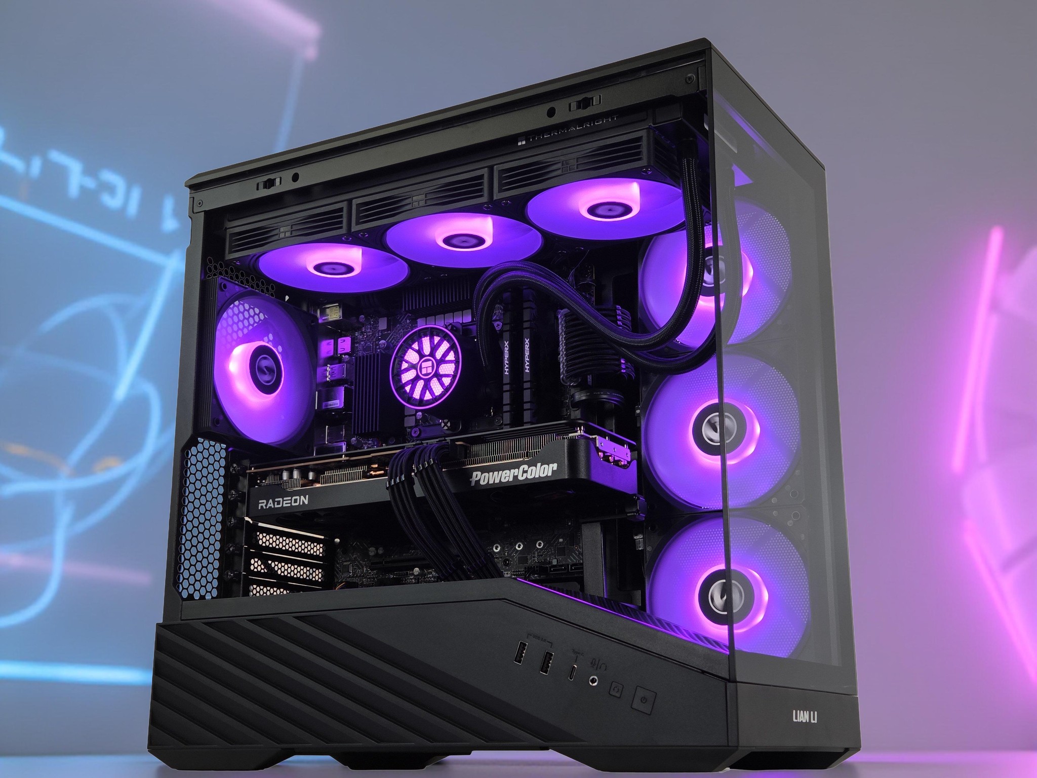 🖤Darkstar◼️Liquid Cooled Gaming PC◼️AMD RX 9060 XT 16GB◼️AMD Ryzen 7 5800X◼️32GB DDR4◼️1TB NVME