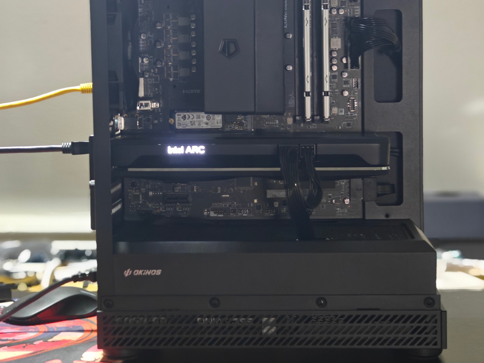 GAMING PC|AMD RYZEN5 5500|INTEL ARC A750 8GB|32GB DDR4 3200|1.5TB NVME SATA SSD|WINDOWS 11 HOME