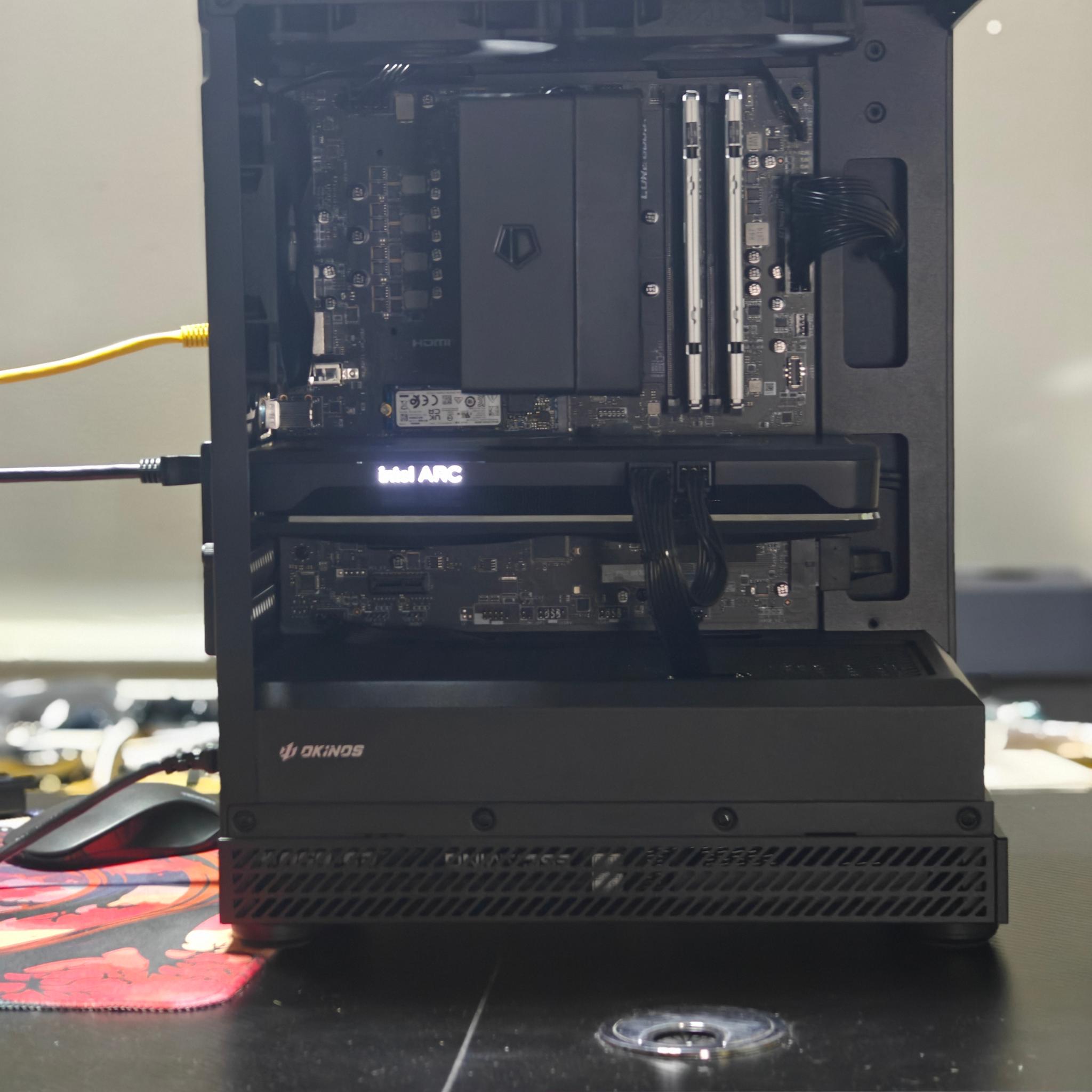 GAMING PC|AMD RYZEN5 5500|INTEL ARC A750 8GB|32GB DDR4 3200|1.5TB NVME SATA SSD|WINDOWS 11 HOME