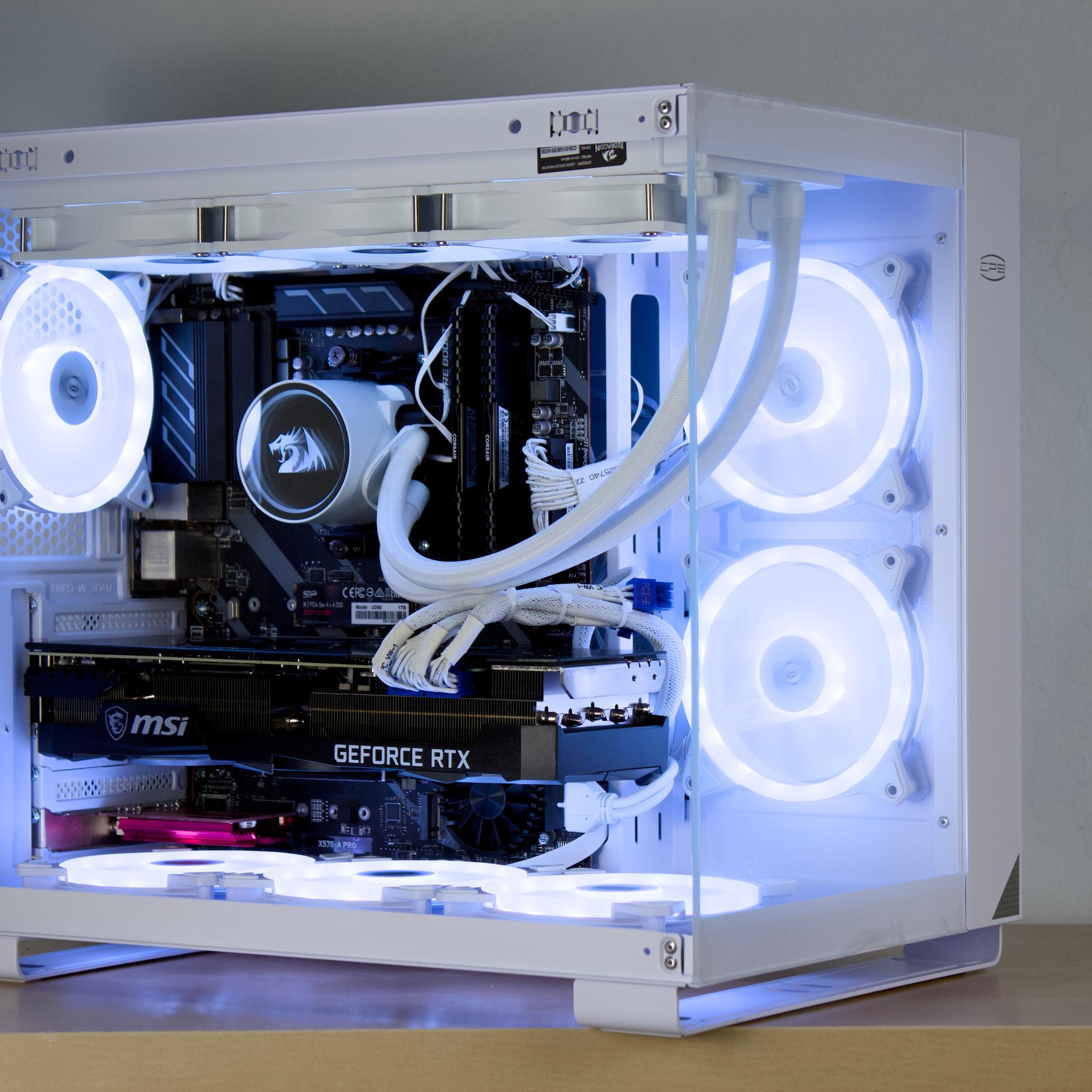 ❄️1440P Powerhouse❄️ - RTX 3080 TI, Ryzen 7 5800X, 32GB RAM, 1TB NVMe - Whiteout/WiFi/ARGB