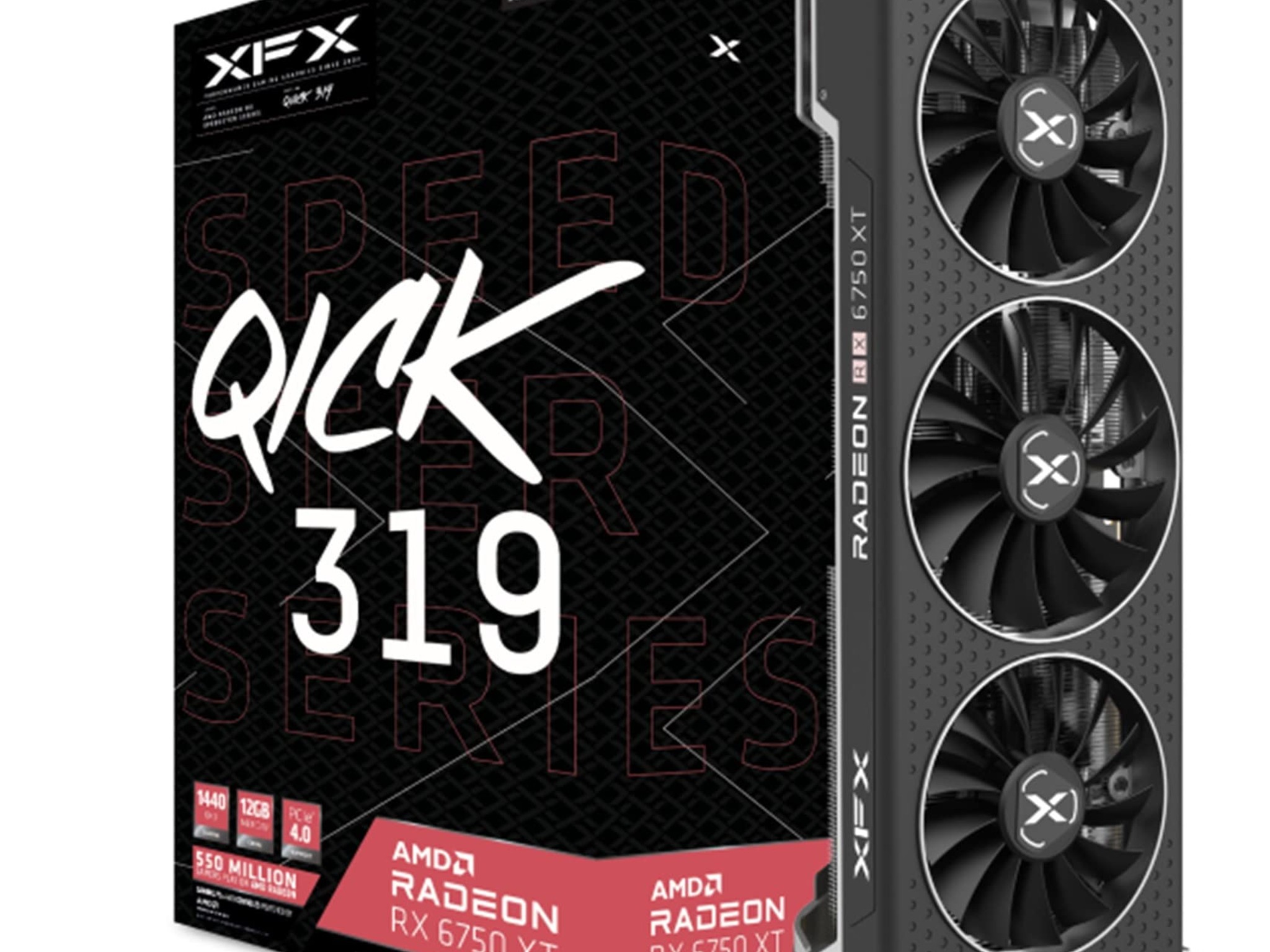 XFX Speedster QICK 319 Core Radeon RX 6750 XT