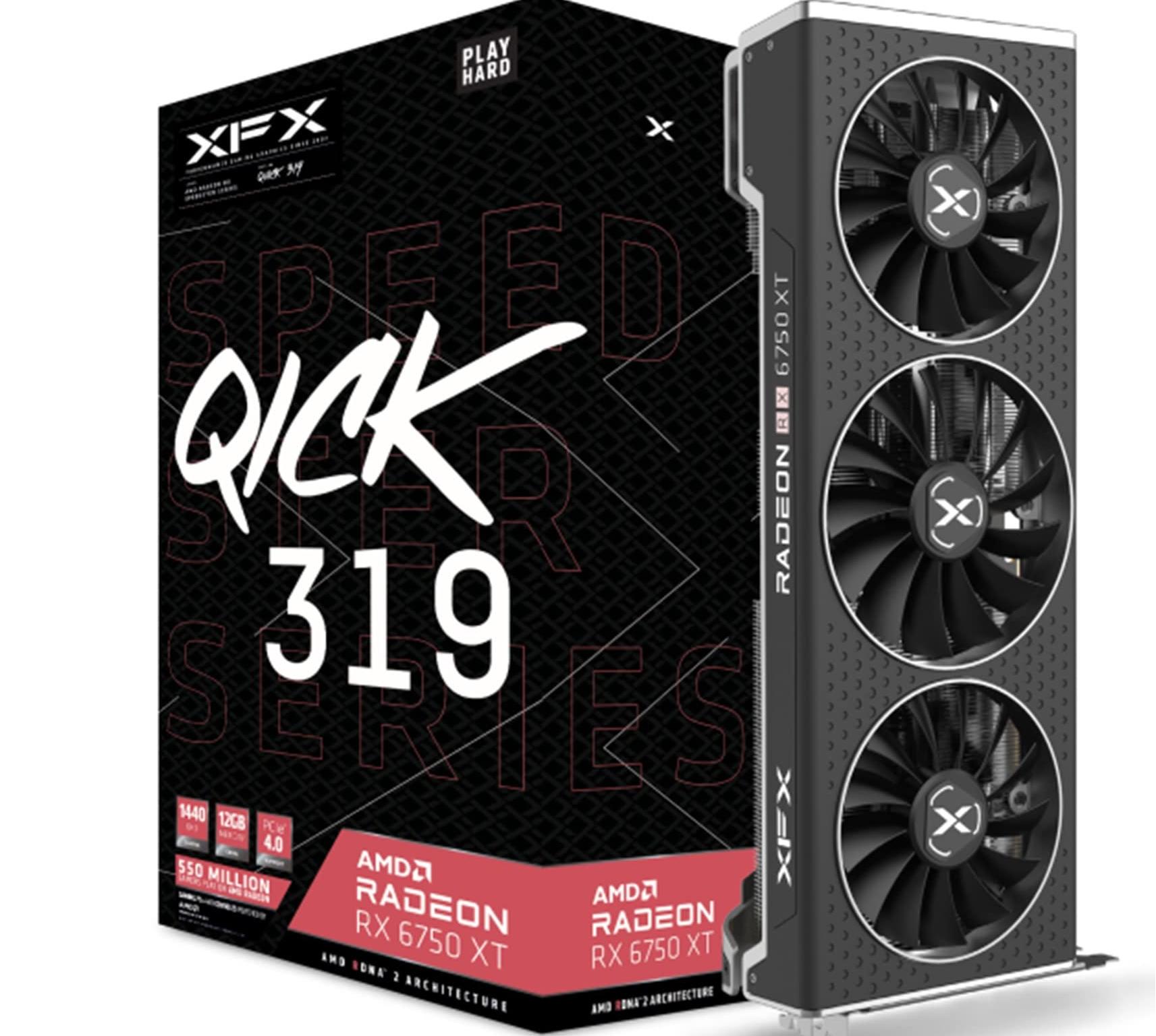 XFX Speedster QICK 319 Core Radeon RX 6750 XT