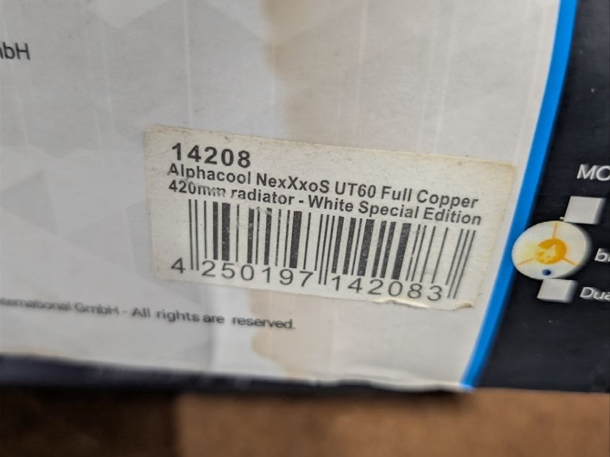 Alphacool NexXxoS UT60 Full Copper 420mm Radiator | White Special Edition (14208