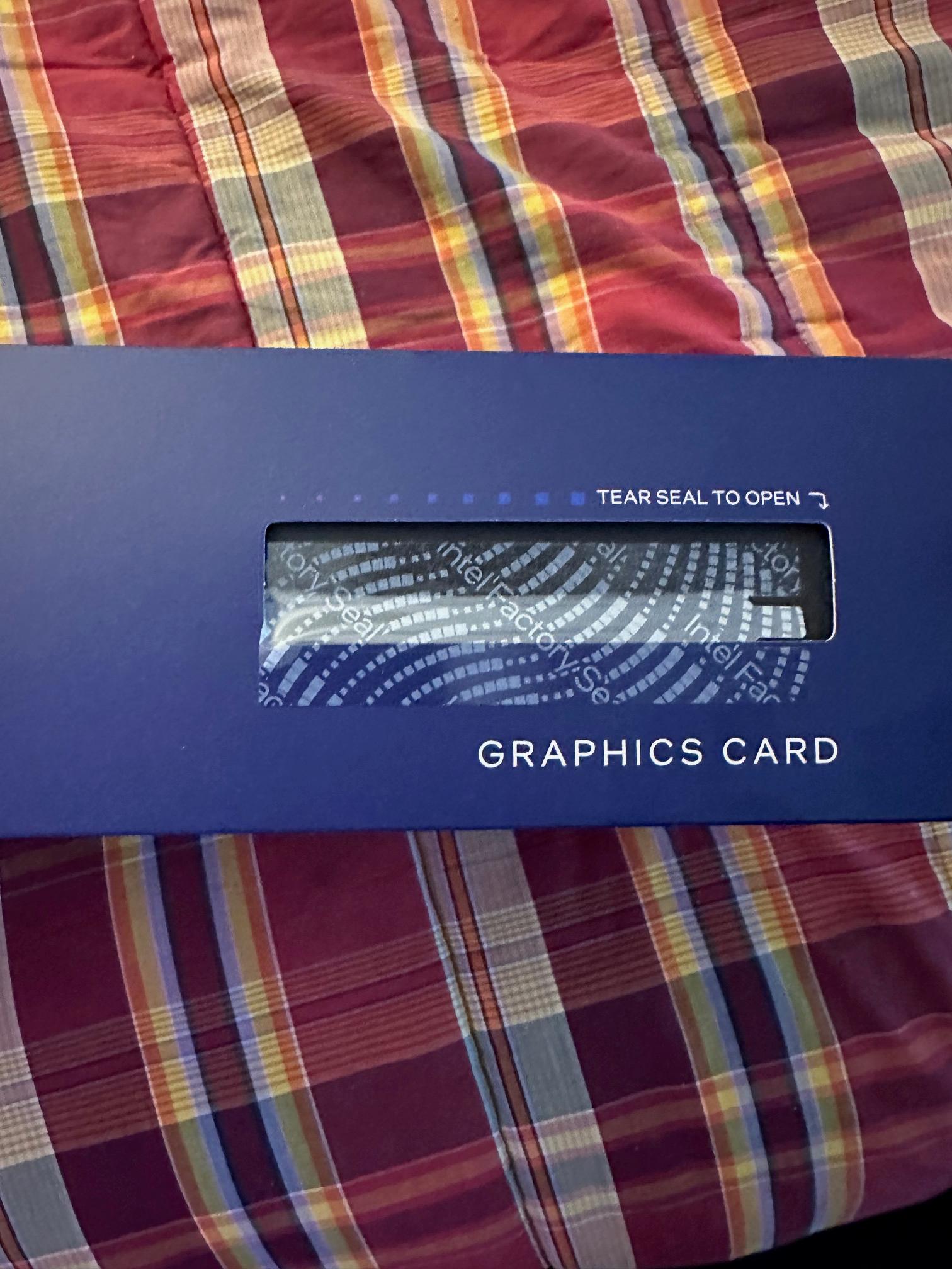 BRAND NEW IN BOX NEVER OPENED SEALED INTEL ARC B580