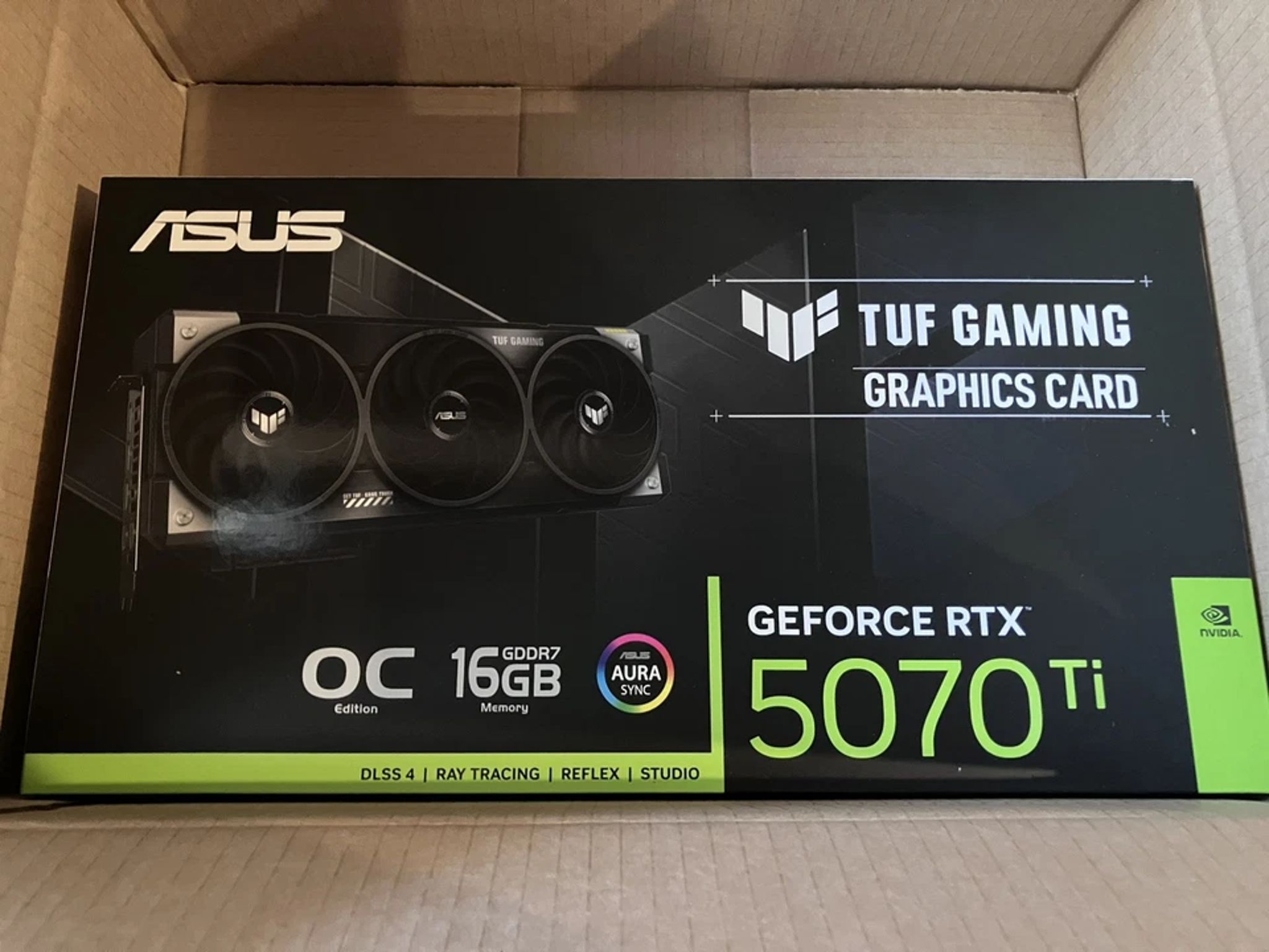ASUS TUF Gaming GeForce RTX 5070 Ti OC Edition 16GB