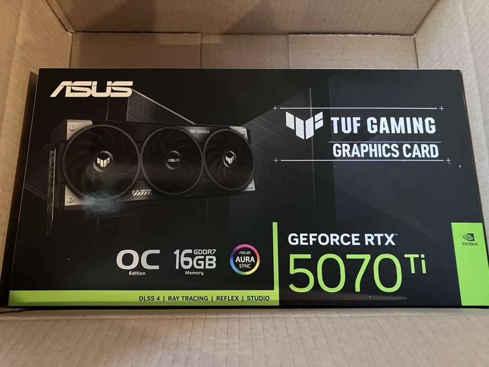 ASUS TUF Gaming GeForce RTX 5070 Ti OC Edition 16GB