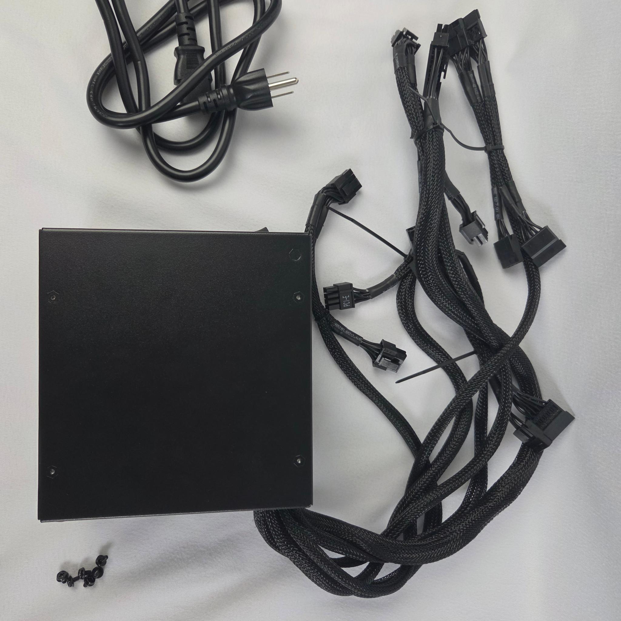 Apevia ATX-PR600W PC Power Supply 80+ Gold Certified Non-modular