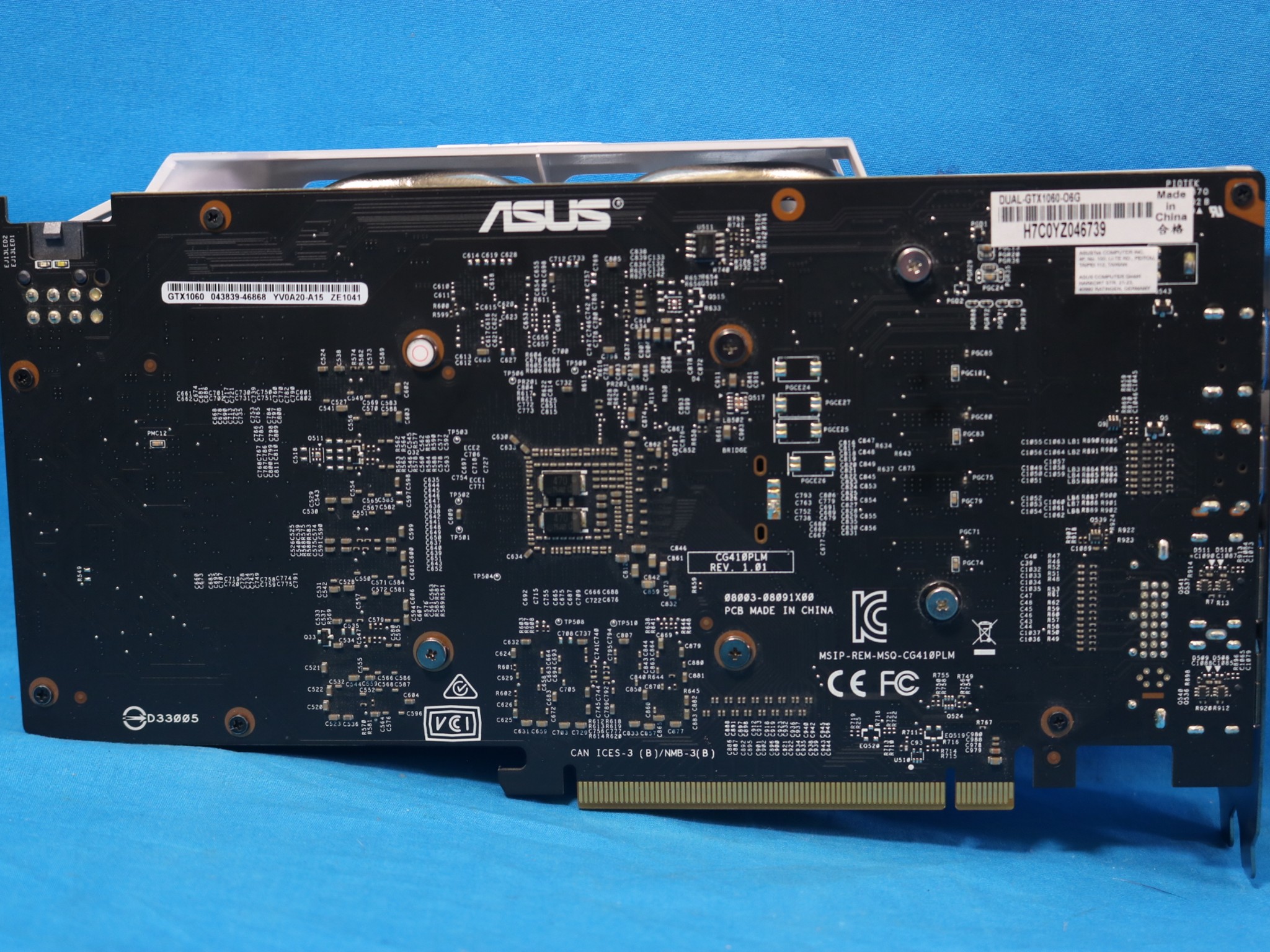 ASUS GeForce GTX 1060 Dual OC 6GB GDDR5 PCIe 3.0 x16 Desktop GPU DUAL-GTX1060-O6G