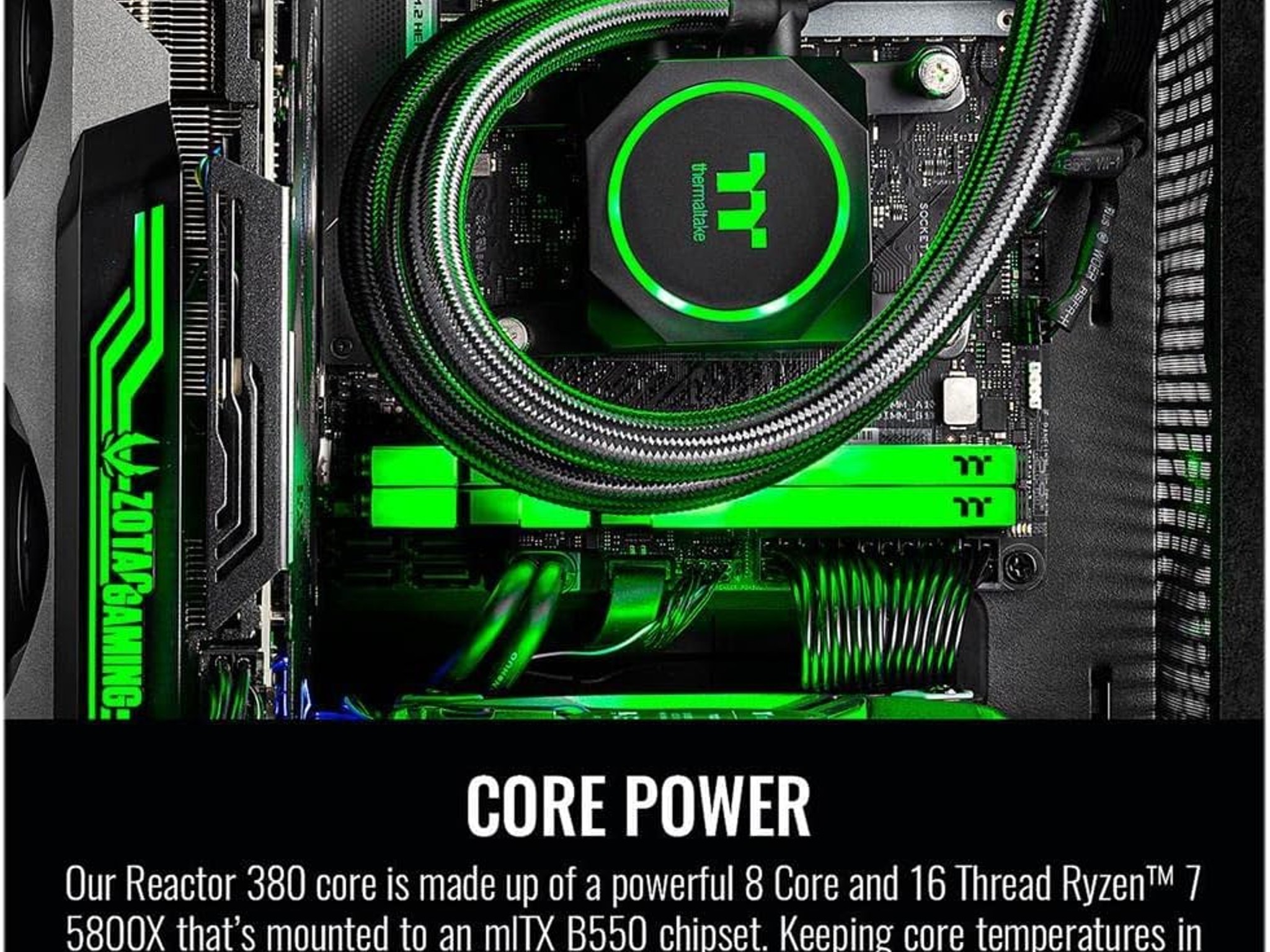 Thermaltake Reactor 380 - Custom Gaming PC Build