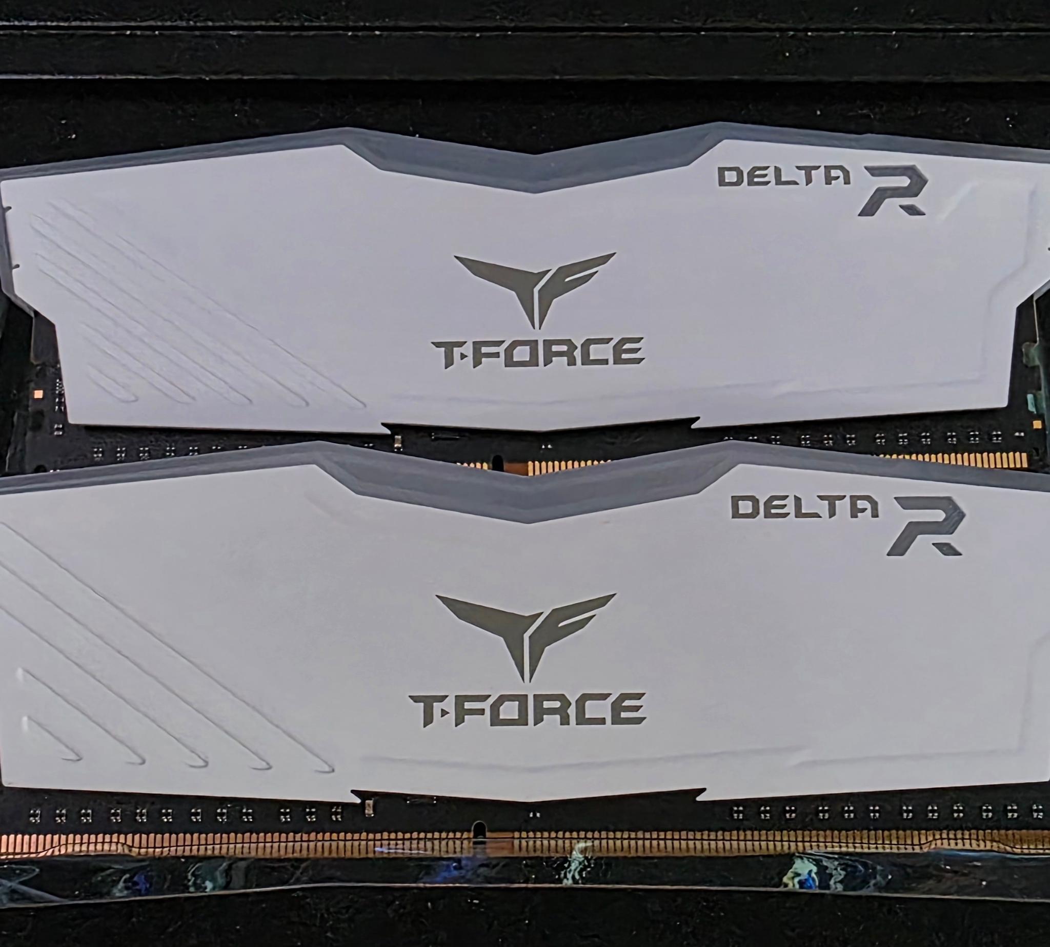 TEAMGROUP T-Force Delta RGB DDR4 32GB (2x16GB) 3600MHz CL18 Desktop Gaming Memory Module Ram