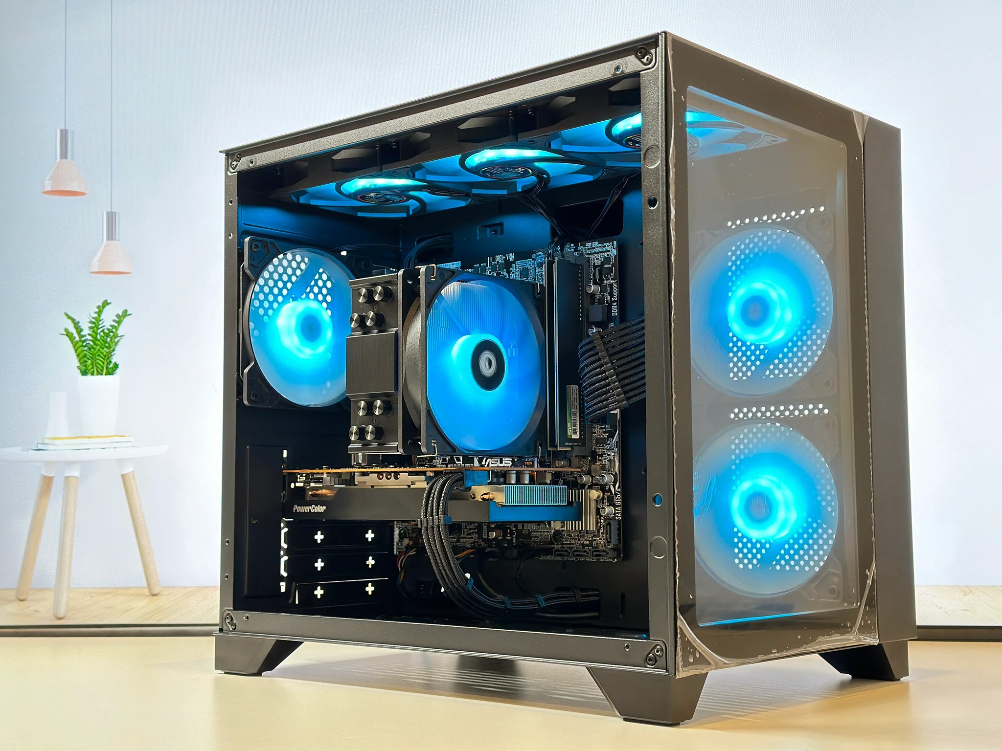 🔥Gaming PC🔥AMD RX 6600 8GB🔖Ryzen 5 5500🔖16GB DDR4🔖1TB SSD NVME