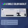 AULA F99 PRO (BRAND NEW) Blue White, Wireless Mechanical 95% LEOBOG Nimbus Switches w/ Knob