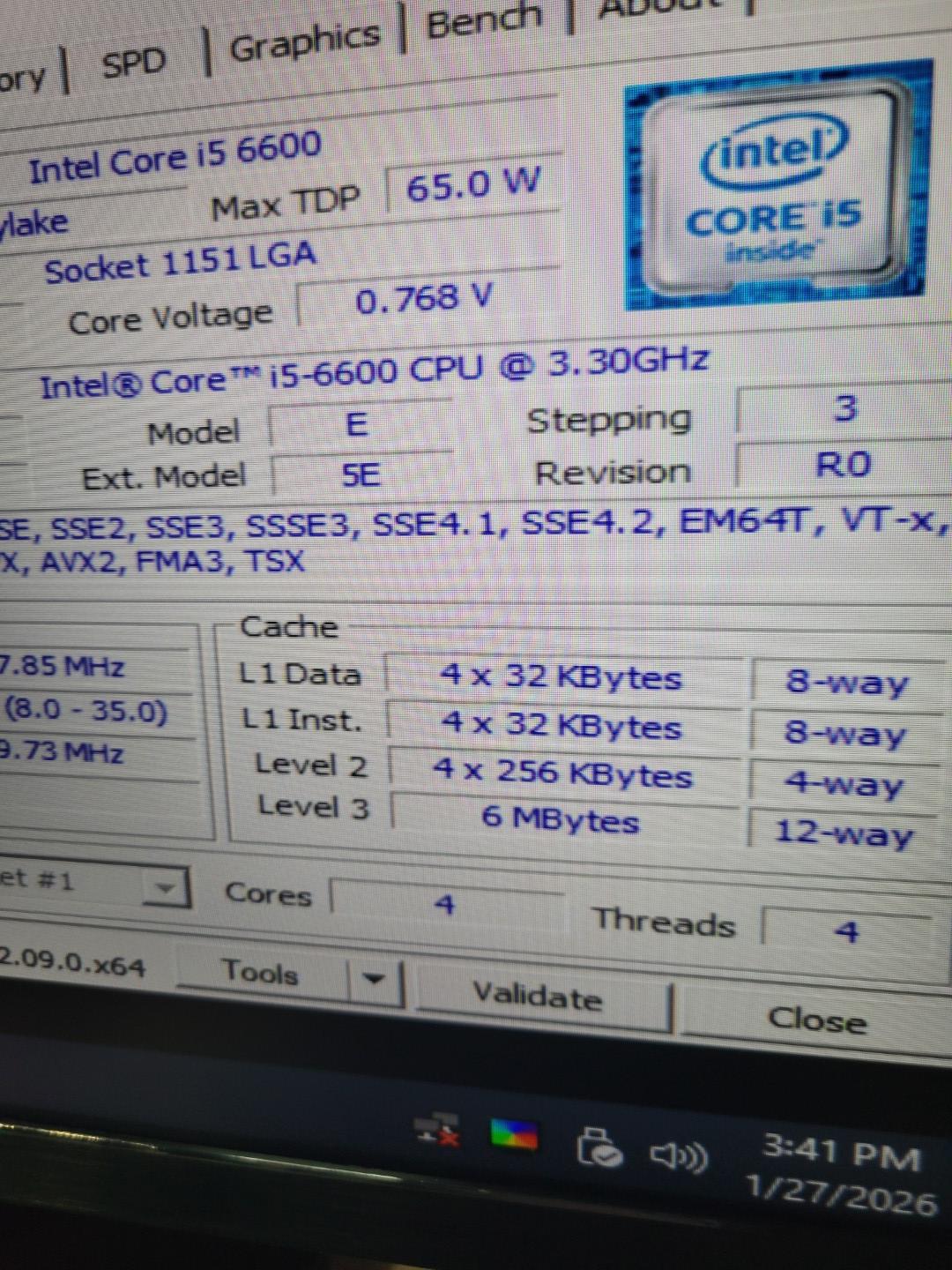 Intel Core i5-6600