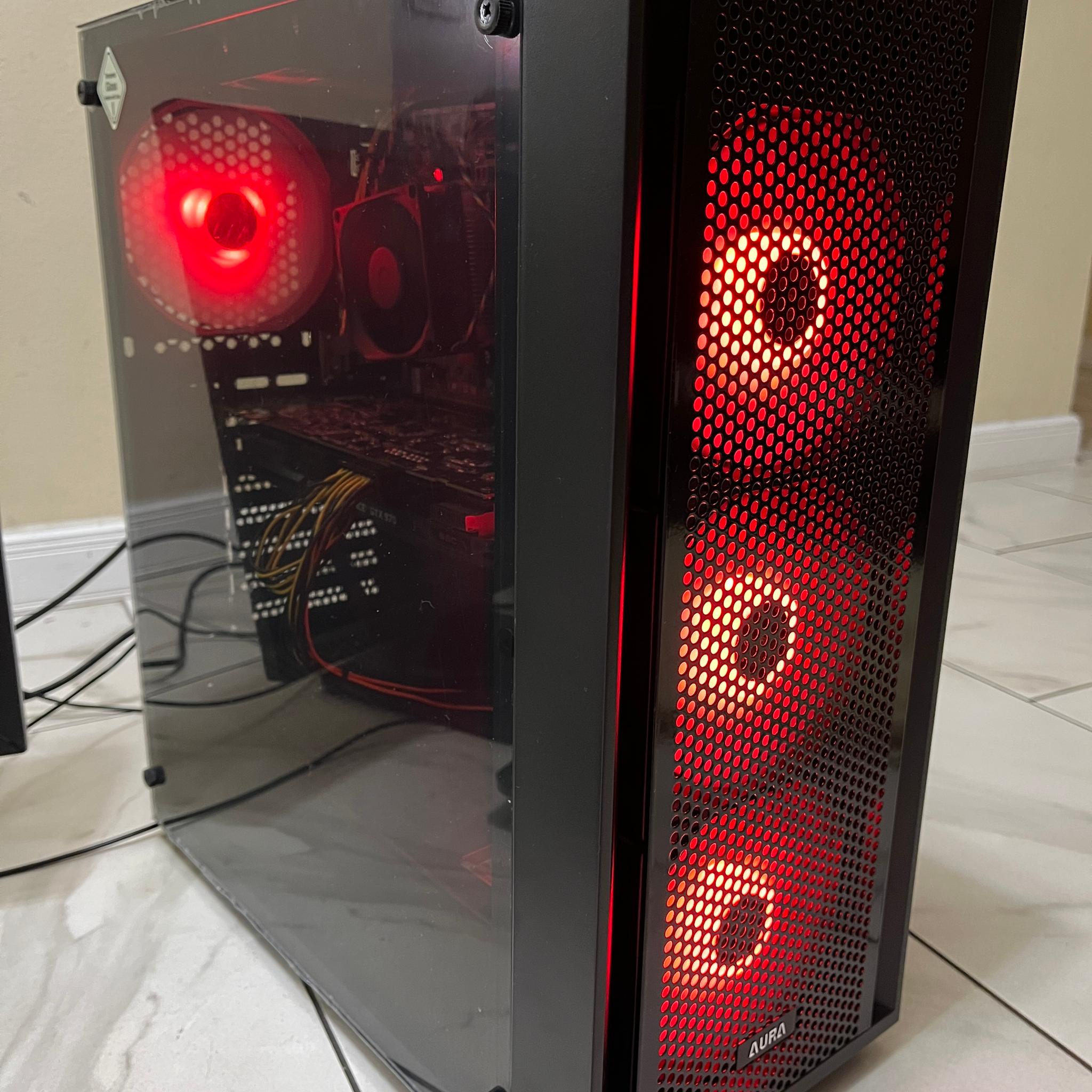🟢🔥 Budget Gaming PC - Intel i7-2600, GTX 970, 1.2 TB Storage, 12 GB RAM w/ RGB Case🟢🖥️