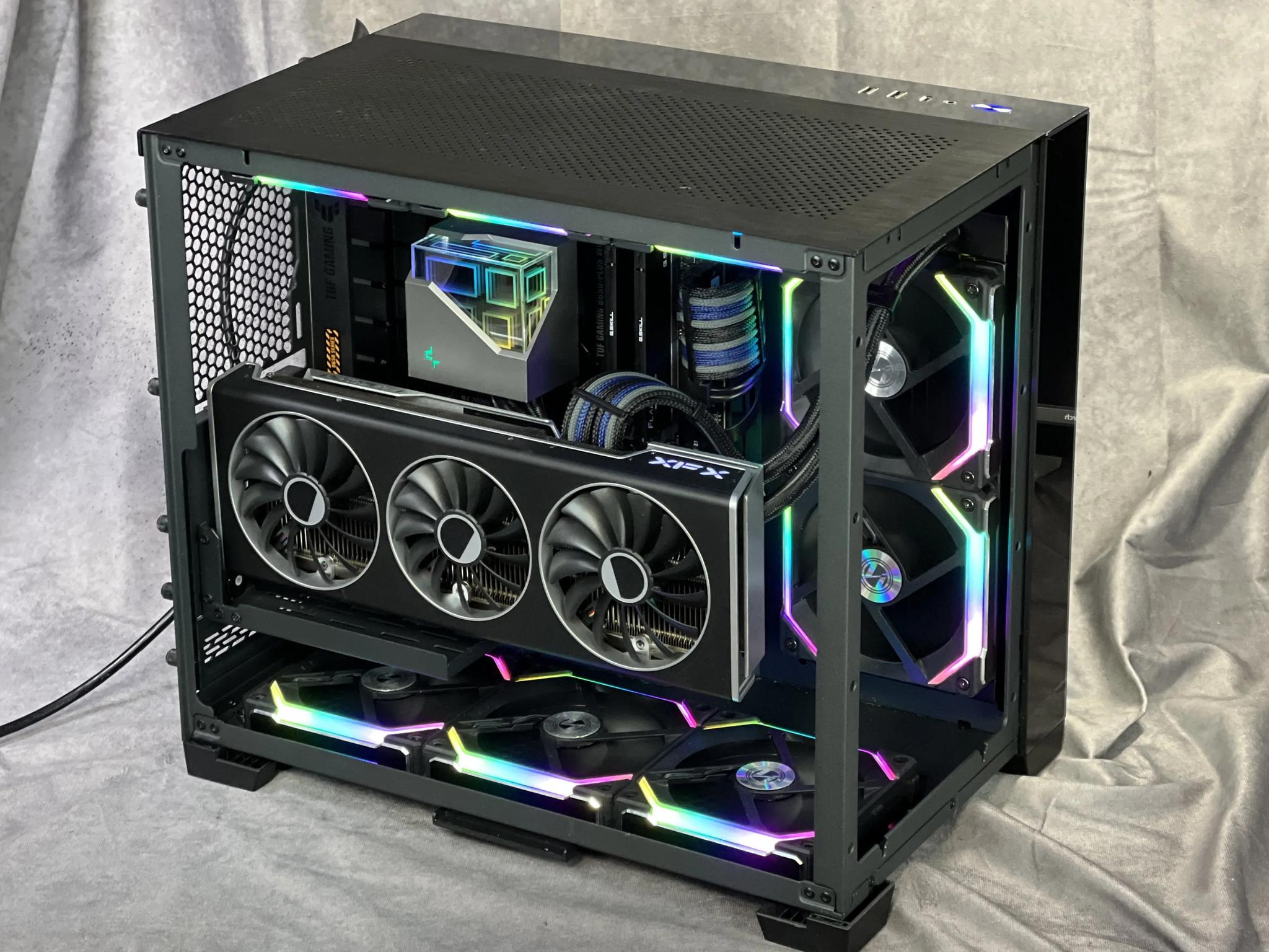 Custom Gaming PC - 7600X3D, 7800 XT, 32GB DDR5-6000, 1TB Gen 4 NVMe, full custom cables