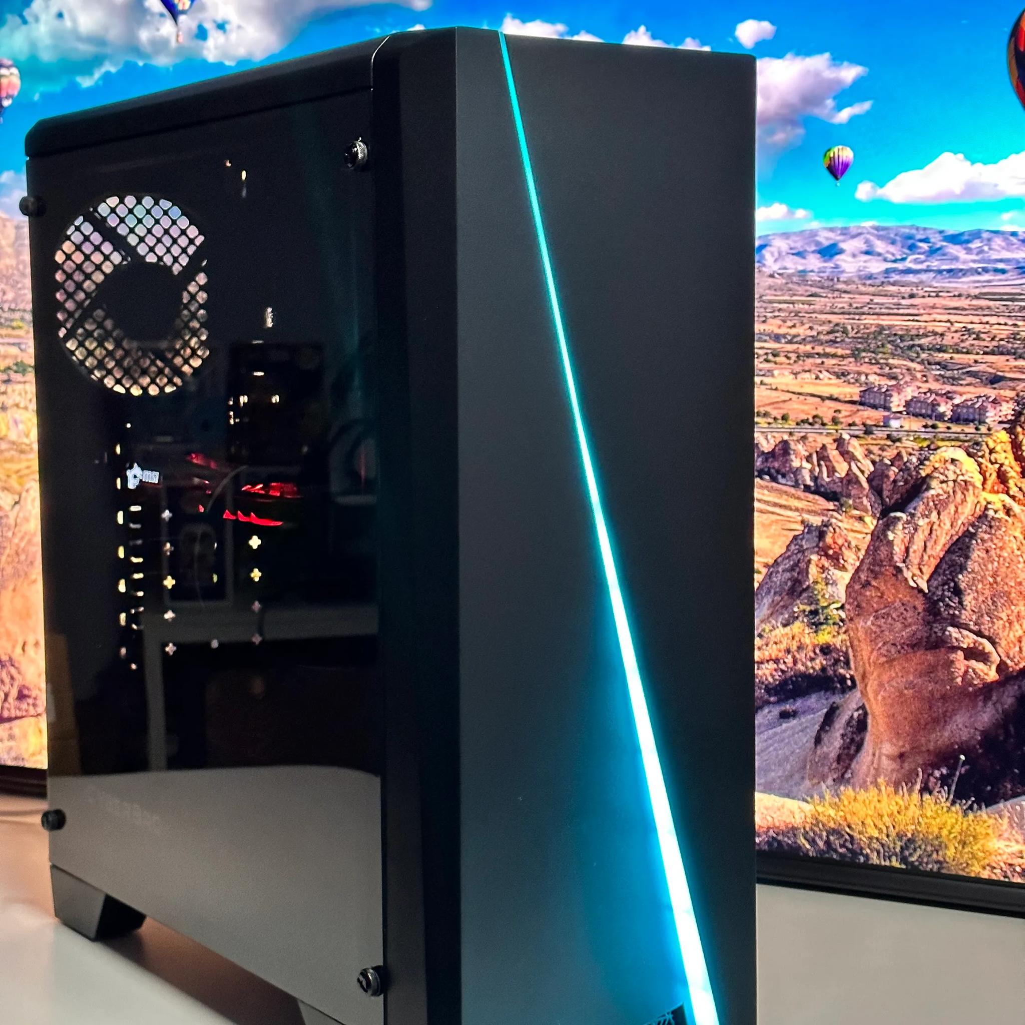 🪁 Starter Gaming PC🪁-Nvidia GTX 1050 TI 4GB-Intel Core i3 10100F -16GB DDR4 RAM-512GB NVME