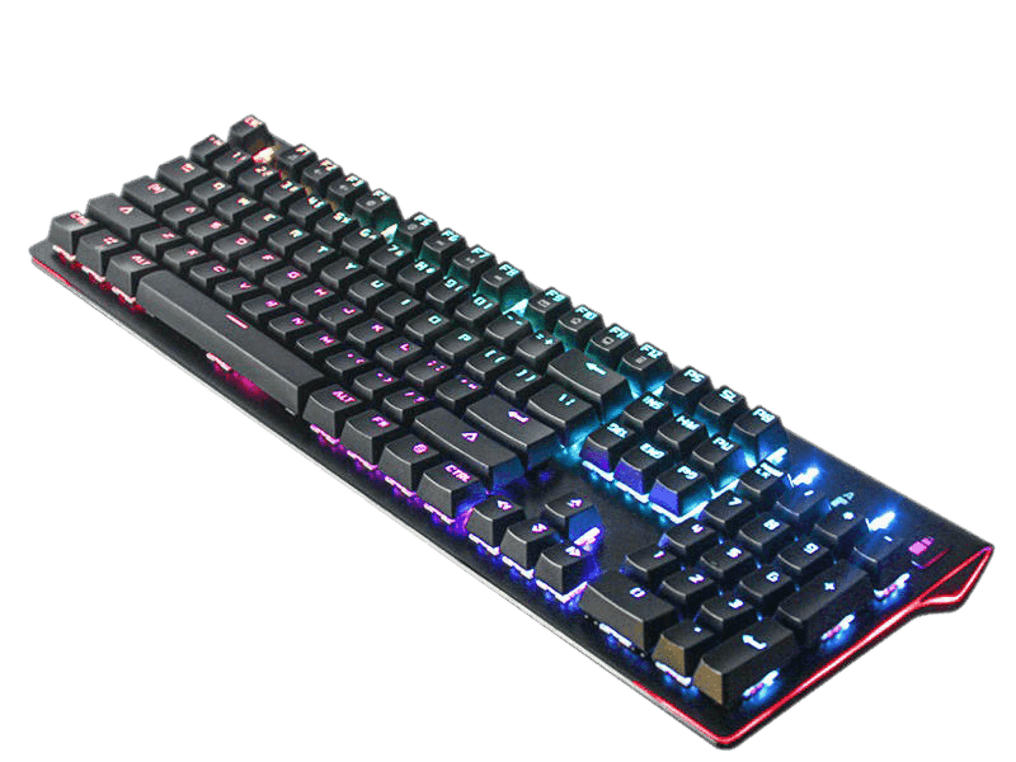 K801 Mechanical Gaming Keyboard – RGB Backlit, Blue Switches, Anti-Ghosting, Full-Size 104 Keys