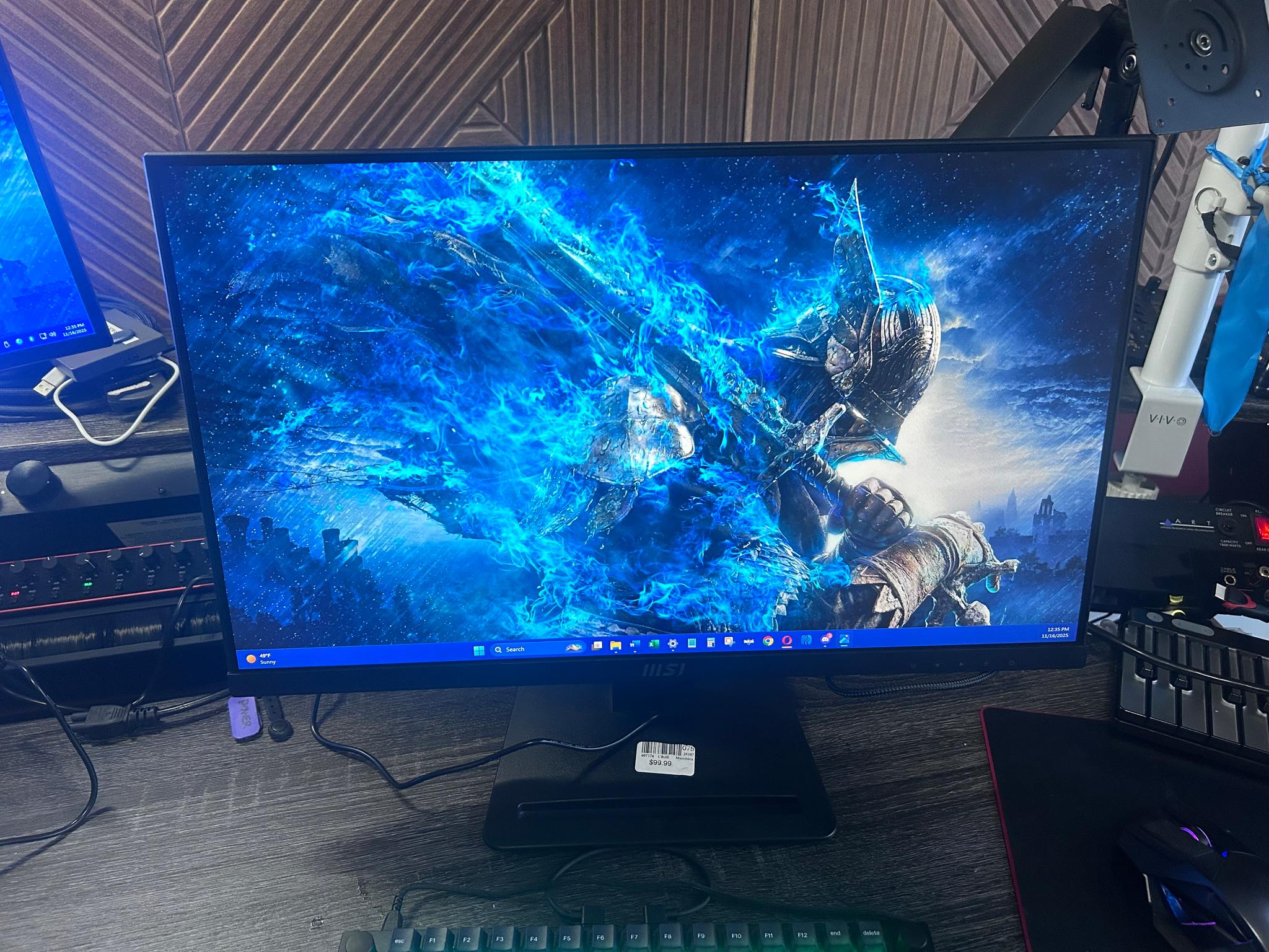 MSI 24” Full HD (1920 x 1080) 100Hz LED Monitor (PRO MP243X)
