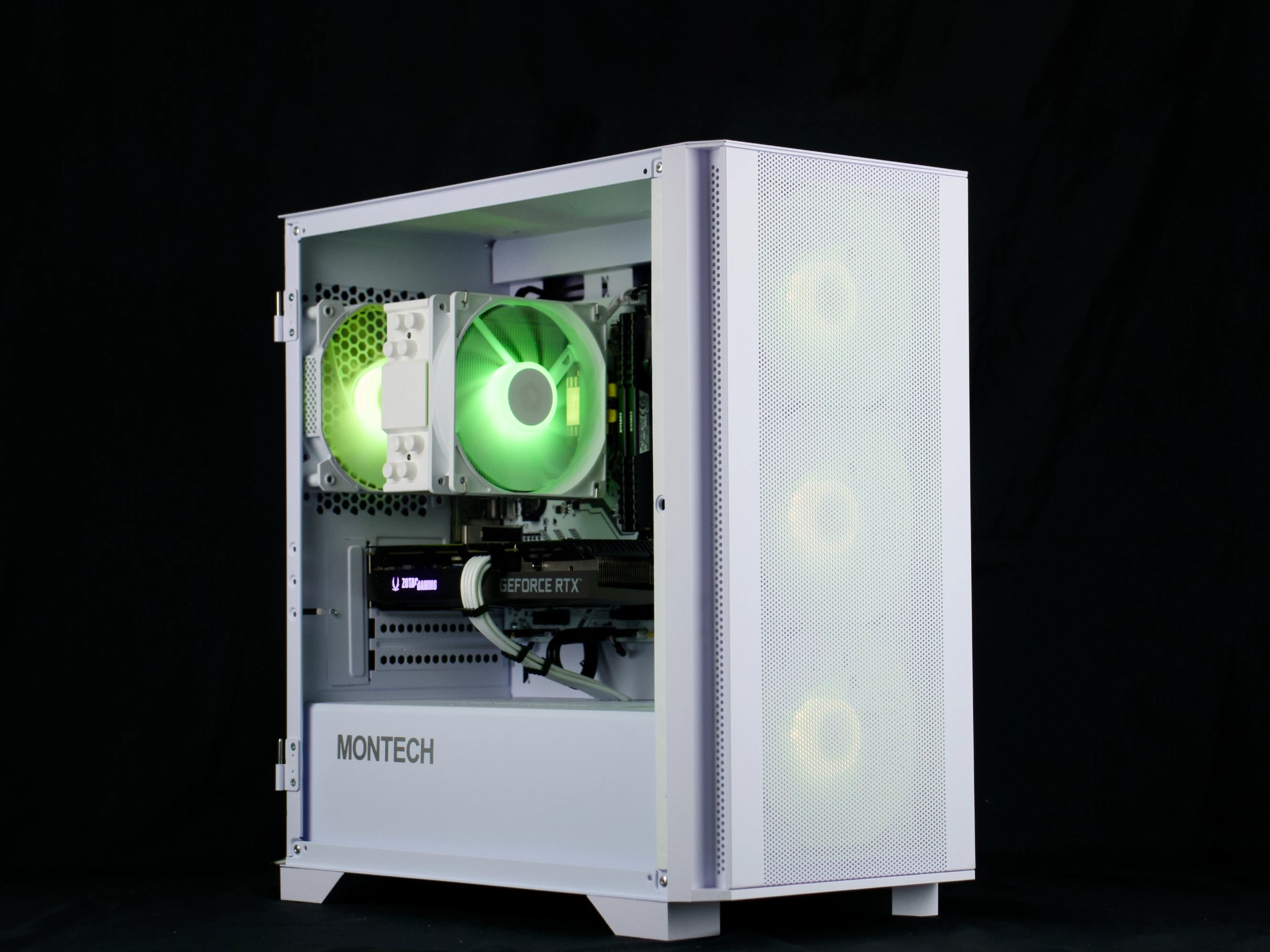 🧊❄️🧊 White Gaming PC – RTX 3060 TI , Ryzen 5 3600, 16GB RAM, 500GB SSD - WiFi, BlueTooth🧊❄️🧊