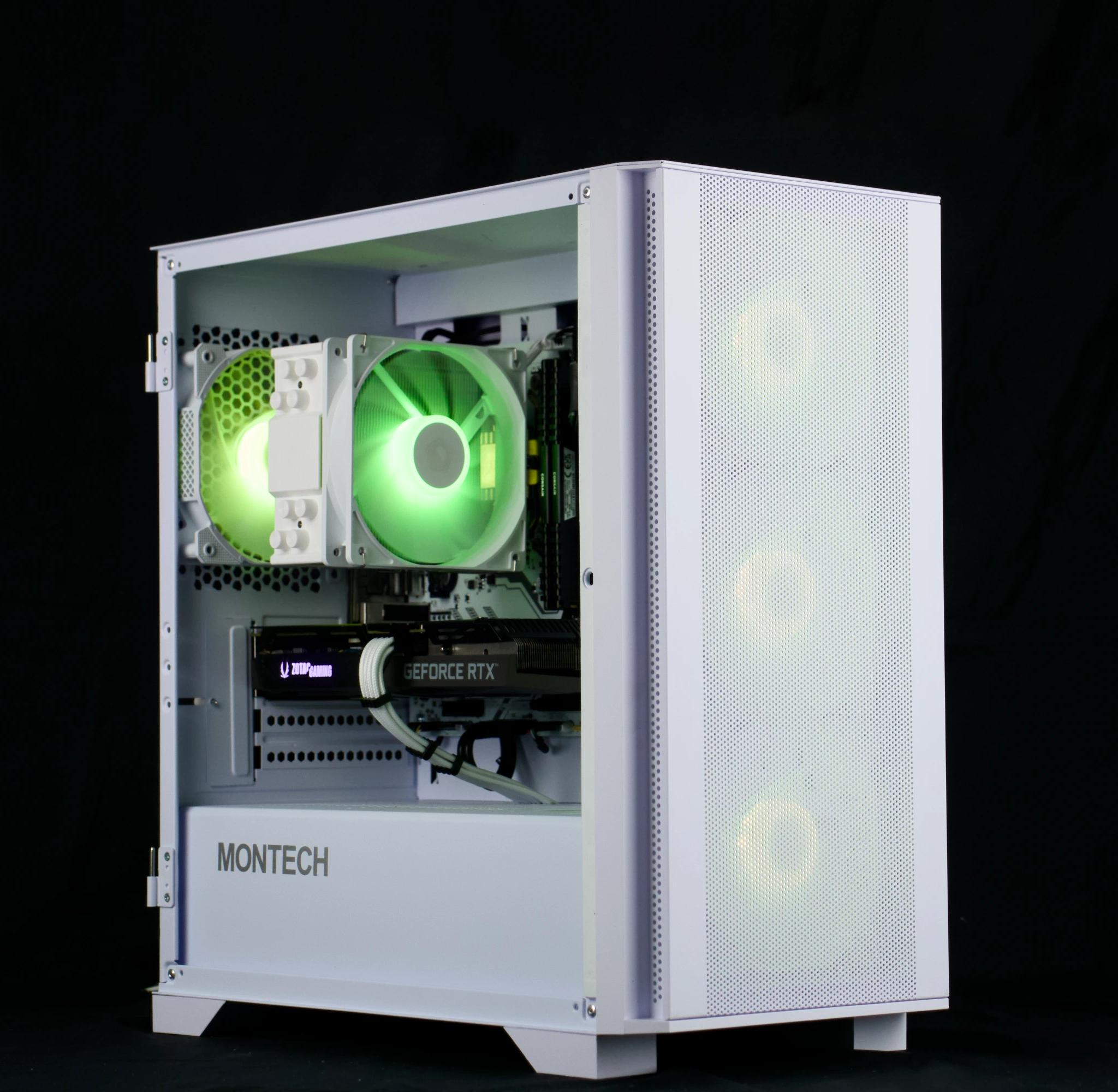🧊❄️🧊 White Gaming PC – RTX 3060 TI , Ryzen 5 3600, 16GB RAM, 500GB SSD - WiFi, BlueTooth🧊❄️🧊