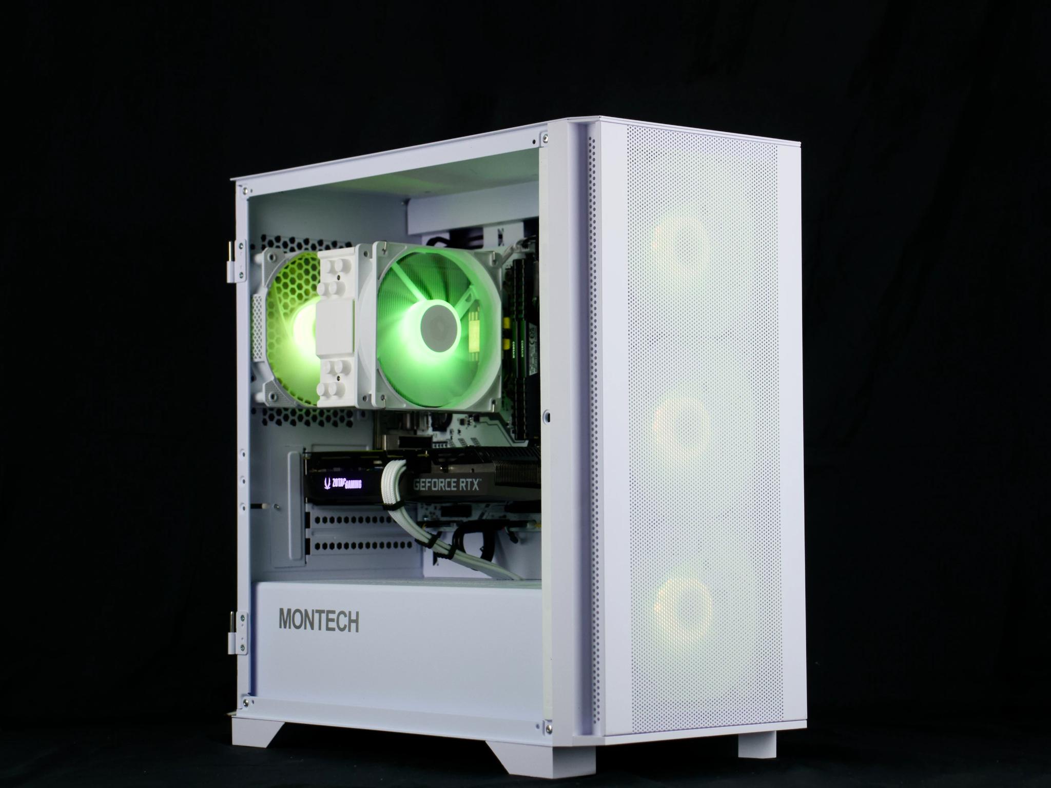 🧊❄️🧊 White Gaming PC – RTX 3060 TI , Ryzen 5 3600, 16GB RAM, 500GB SSD - WiFi, BlueTooth 🧊❄️🧊