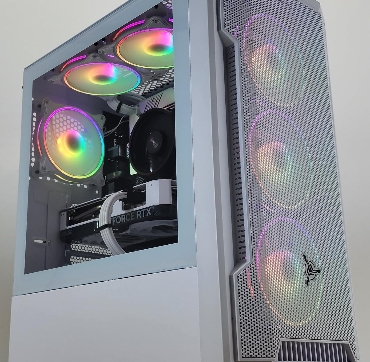 Gaming PC Ryzen 5 5500 16GB RAM 512GB SSD RTX 4060 8GB Windows 11 Computer