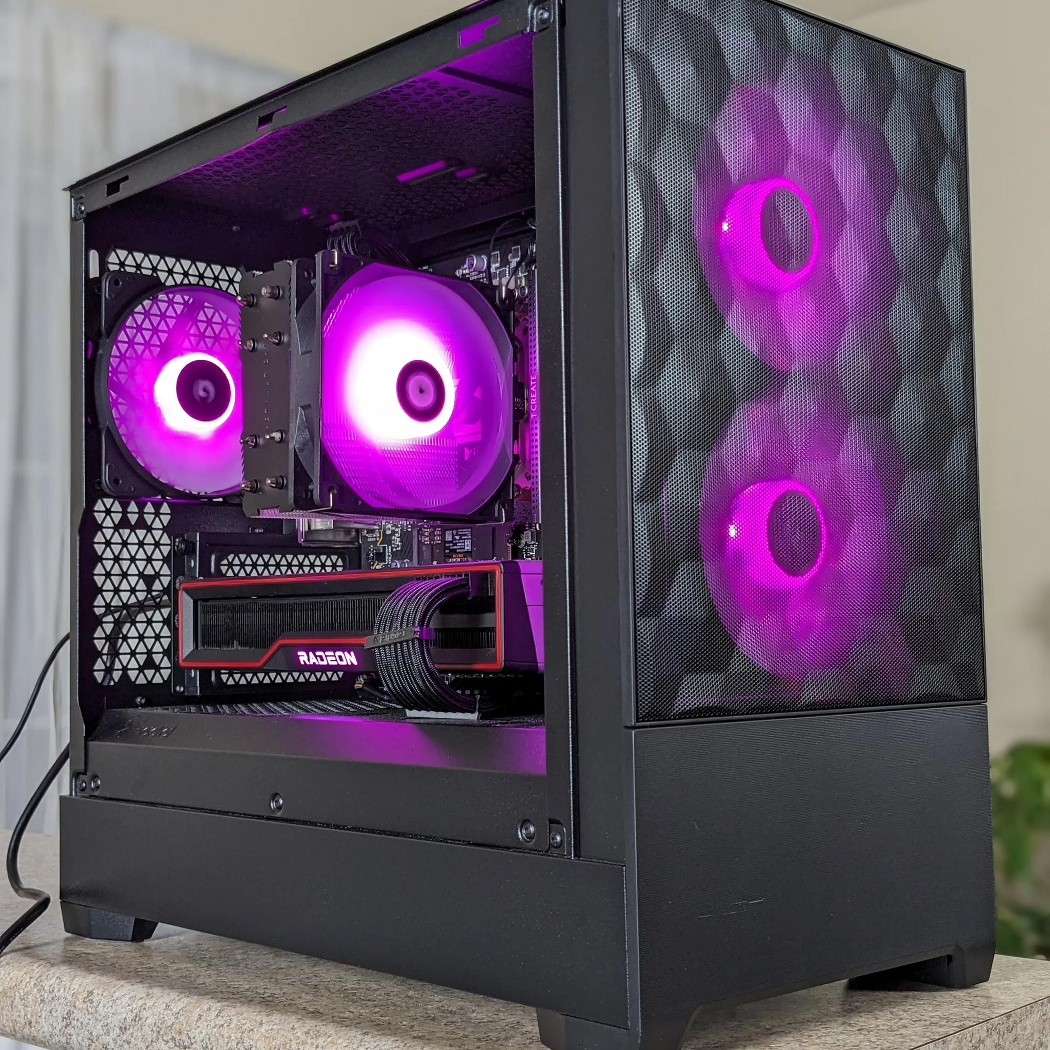 High End Ryzen Gaming PC - Ryzen 5 7500F - RX 6800 XT