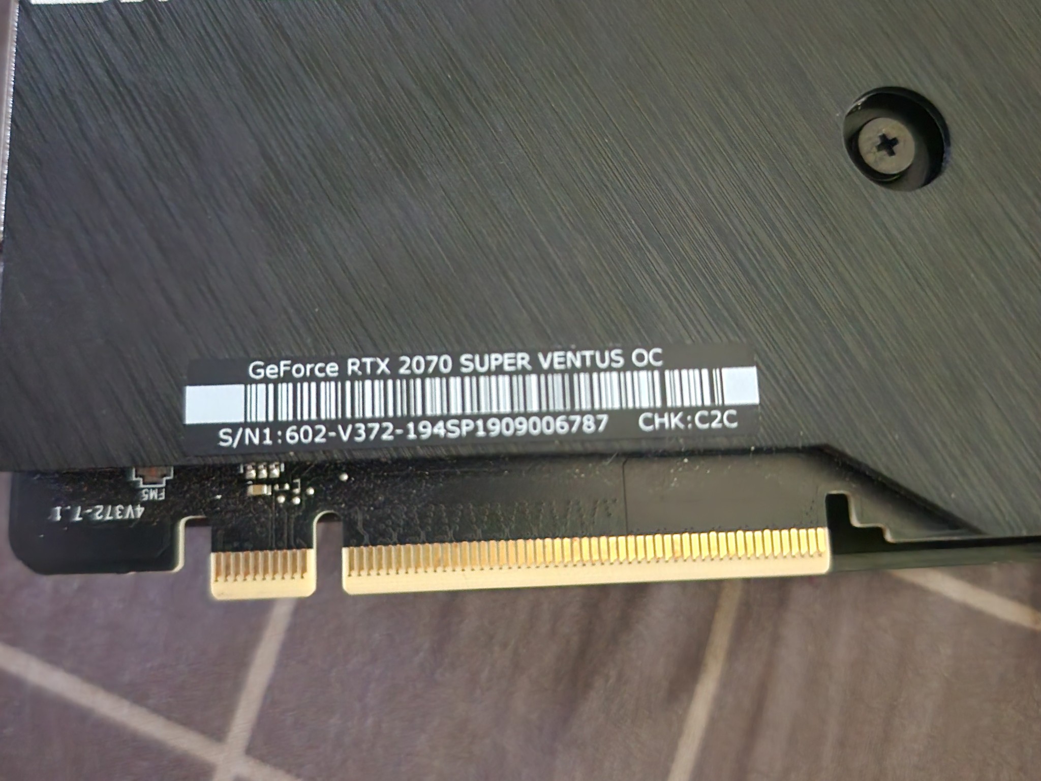 MSI GeForce RTX 2070 SUPER VENTUS OC