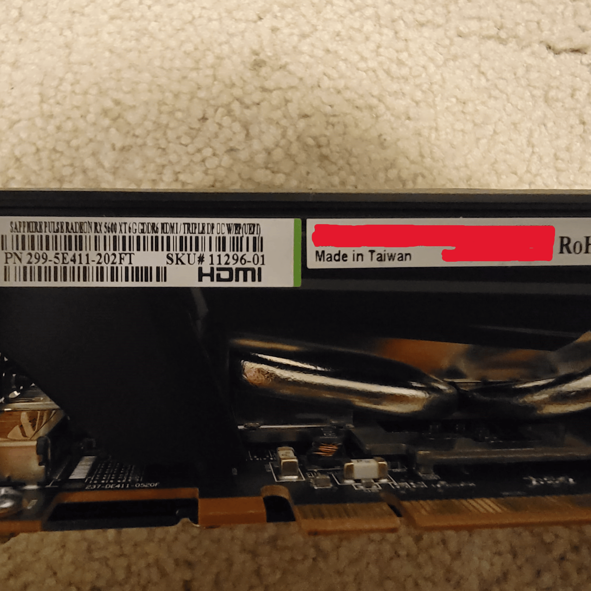 Sapphire Pulse RX 5600 XT 6GB GDDR6 Graphics Card Like New With Original Box