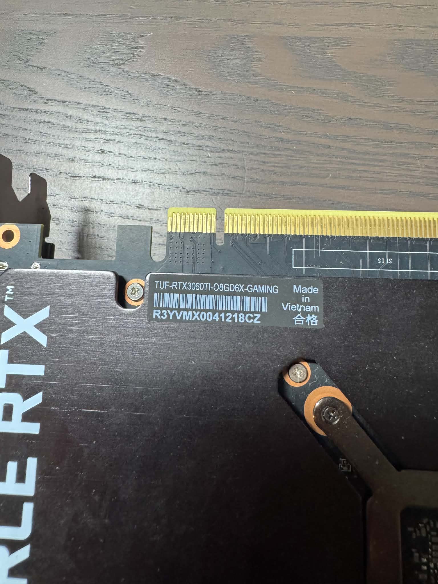 Asus GeForce RTX 3060 Ti TUF Gaming V2 OC 8GB GDDR6 Graphics Card