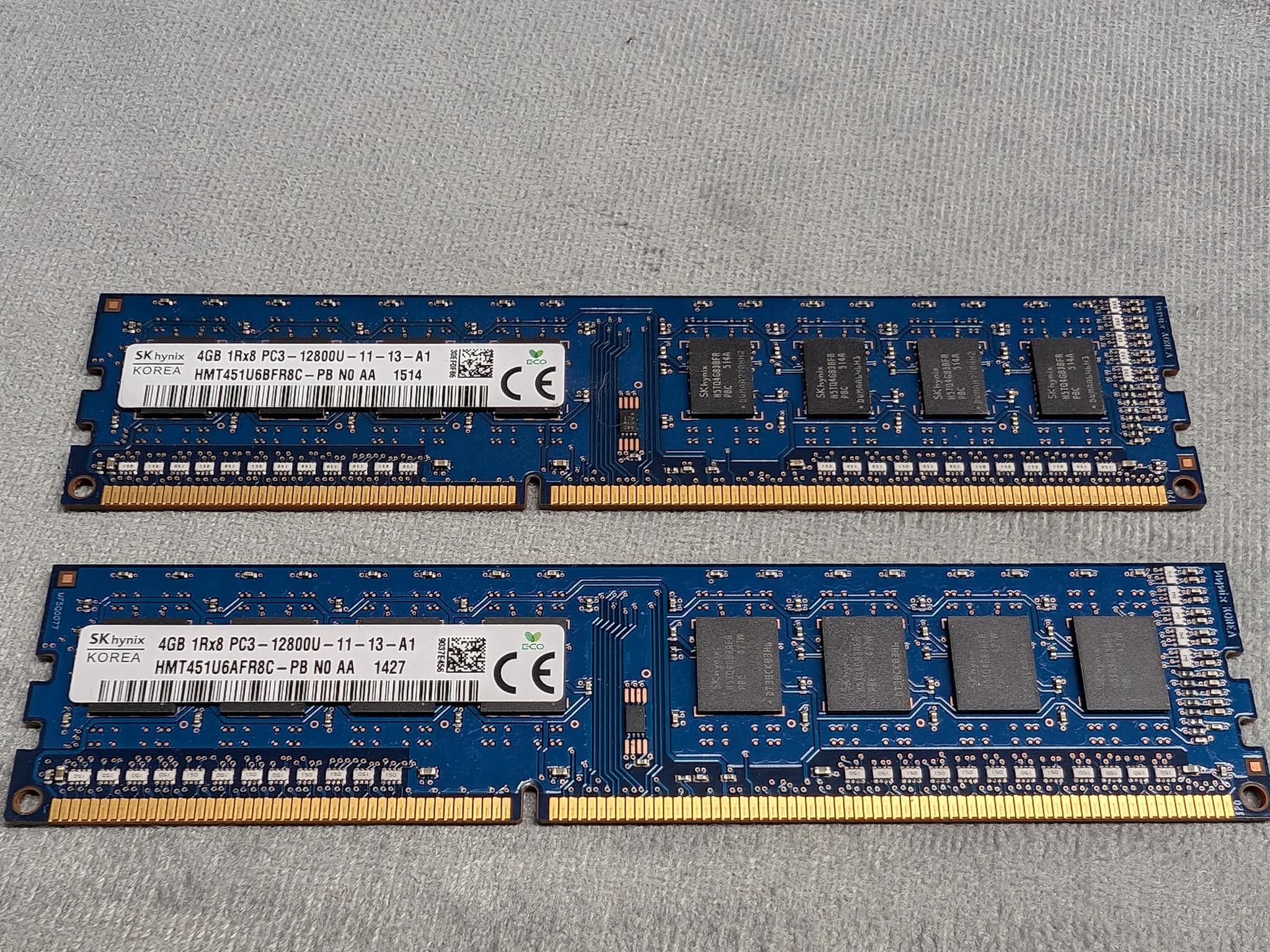 SK Hynix 8GB (2x4GB) DDR3-1600  CL11