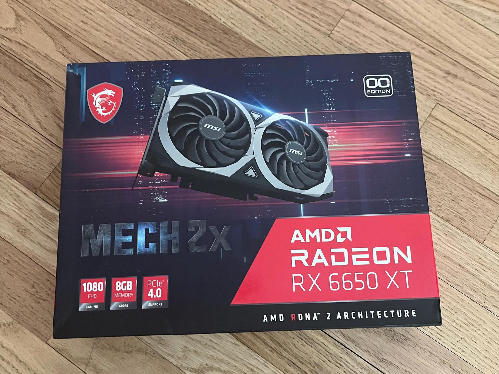 Used MSI Mech 2X Radeon RX 6650 XT 8GB