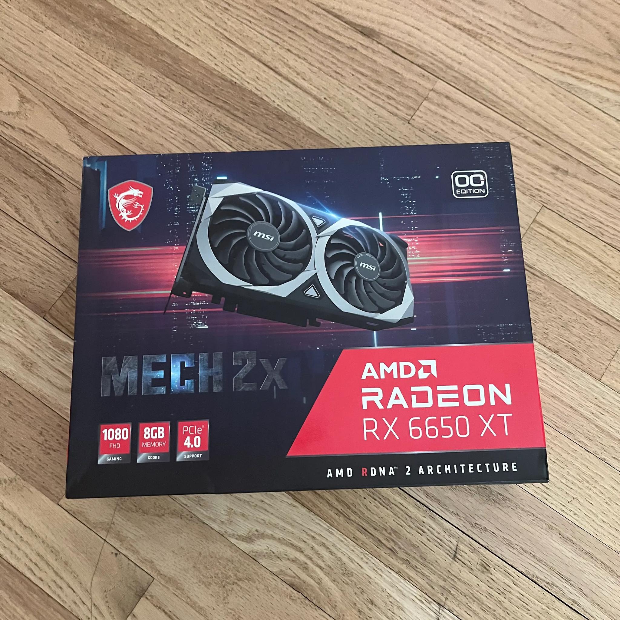 Used MSI Mech 2X Radeon RX 6650 XT 8GB