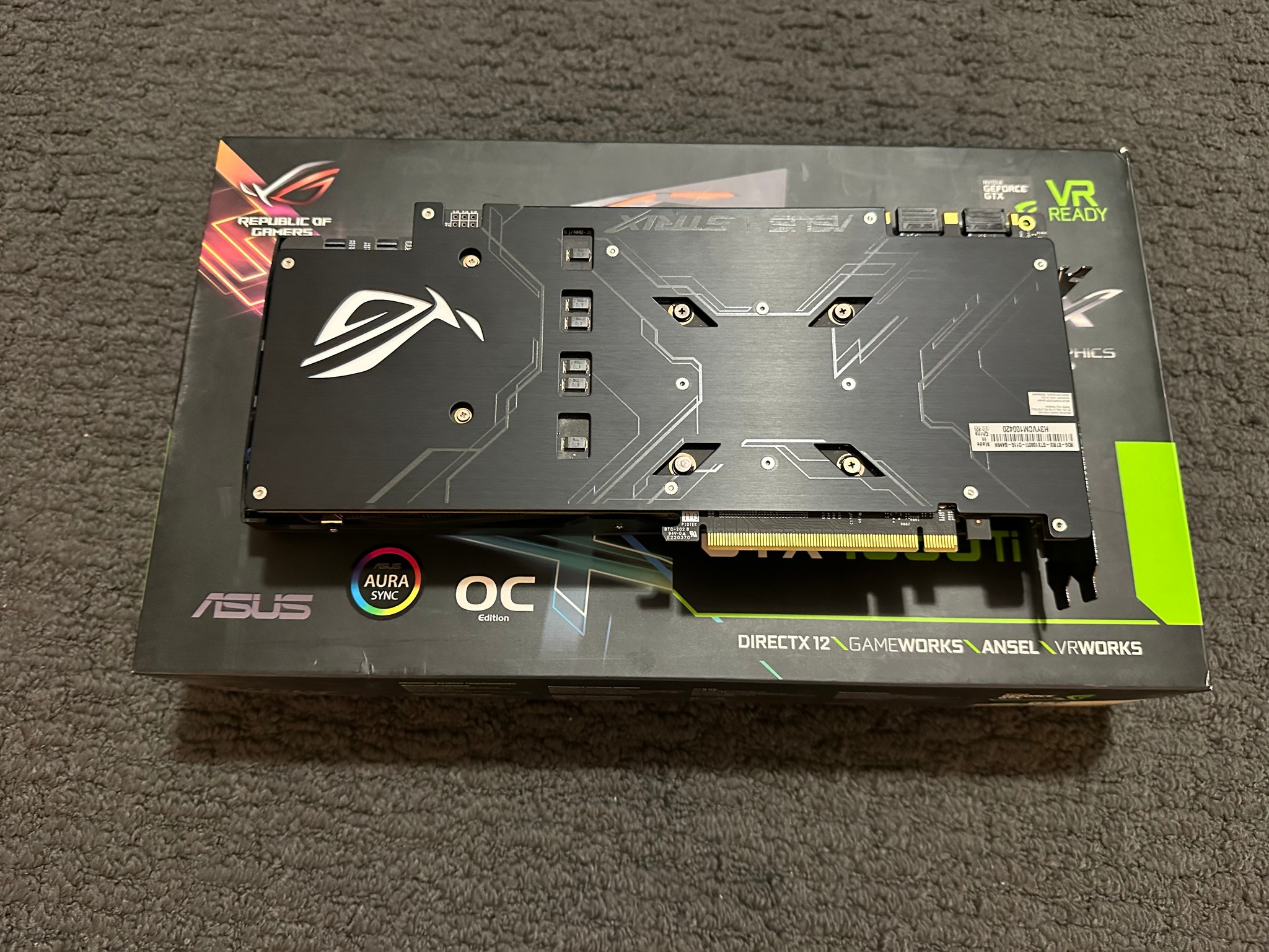 Asus ROG Strix GeForce GTX 1080 Ti Gaming OC Edition