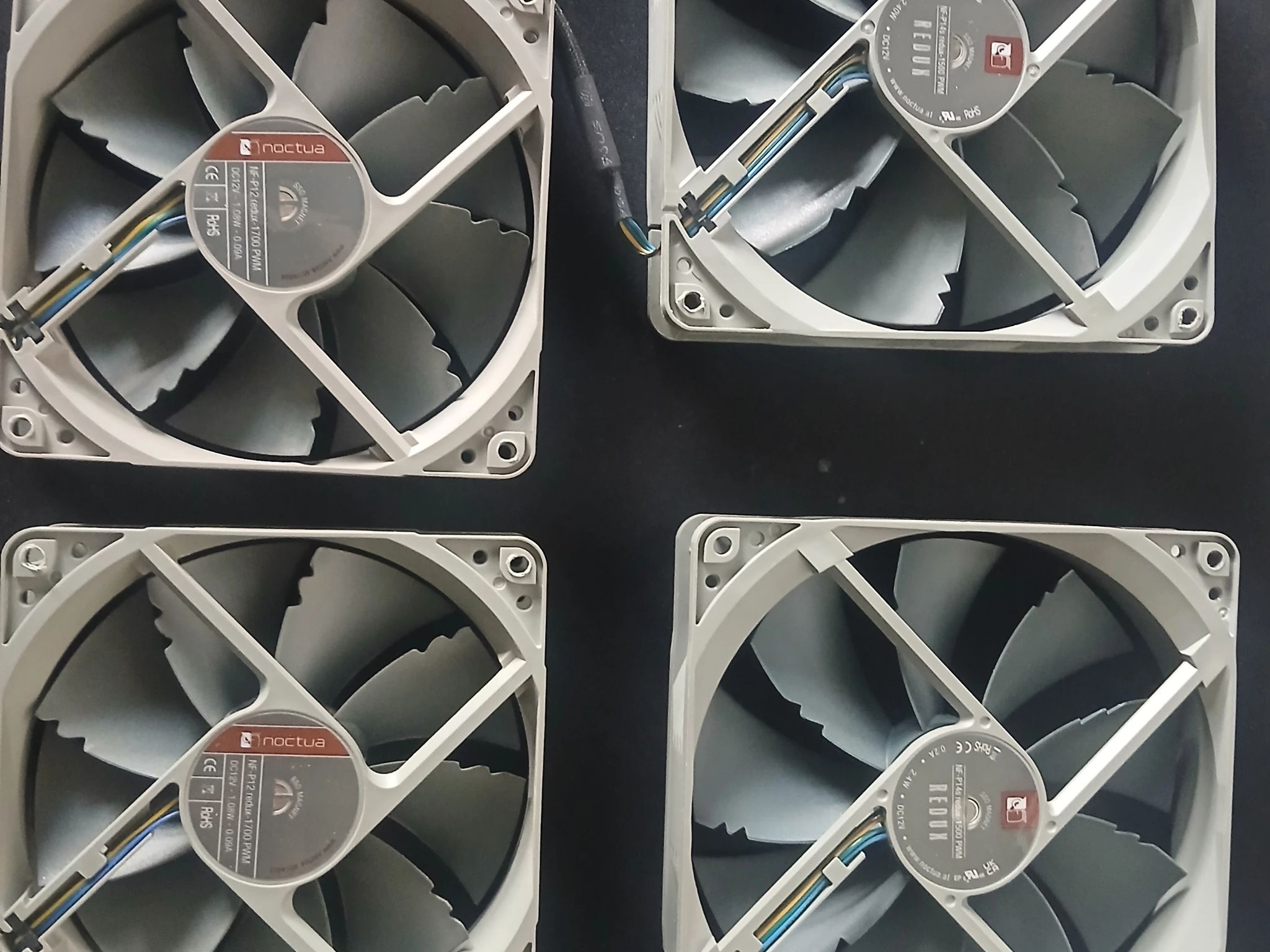 Sets of Noctua case fans 120mm and 140mm