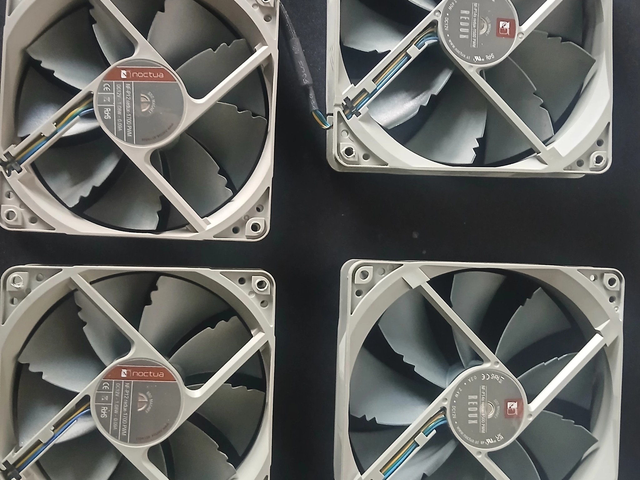 Sets of Noctua case fans 120mm and 140mm