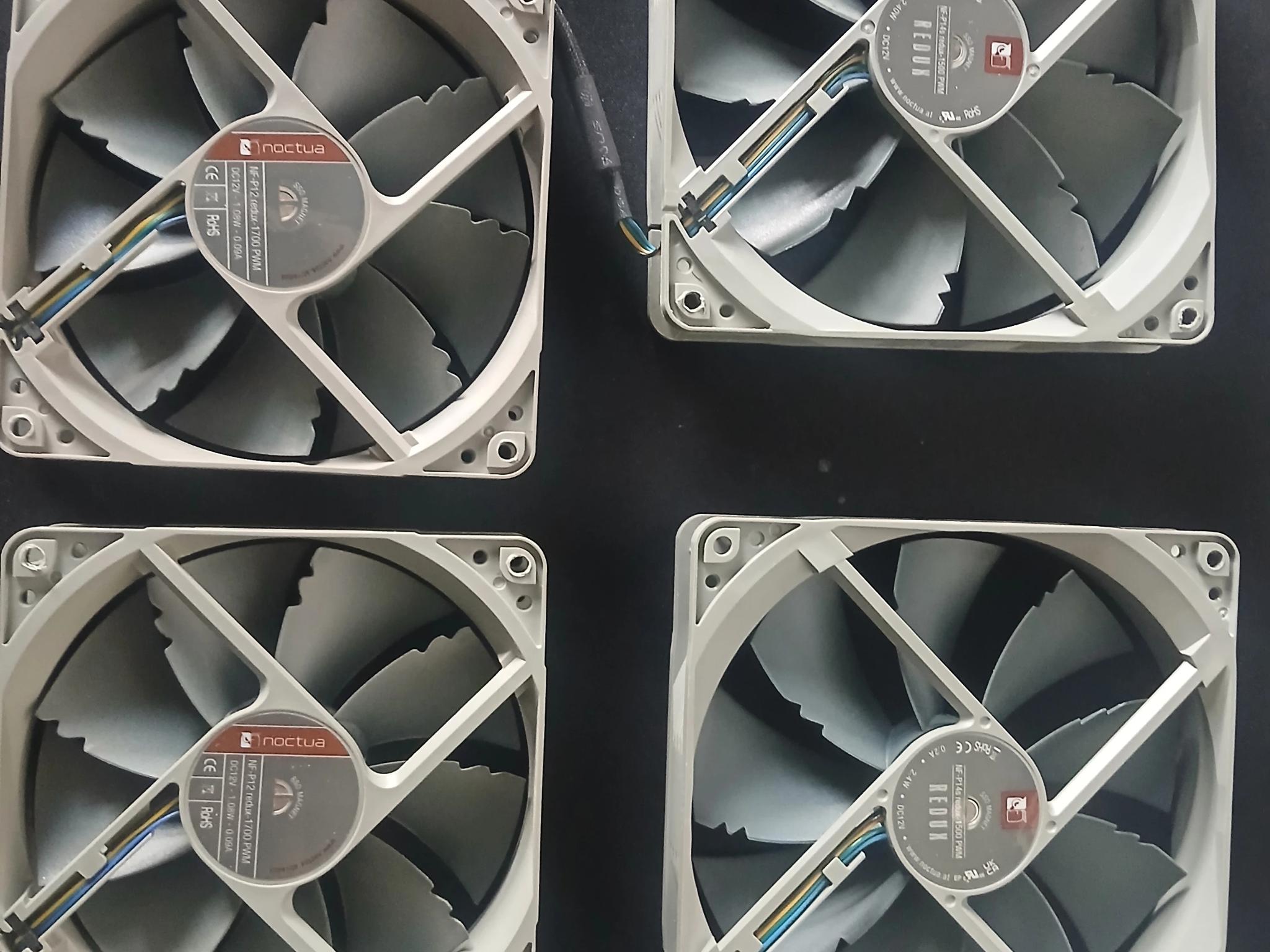 Sets of Noctua case fans 120mm and 140mm