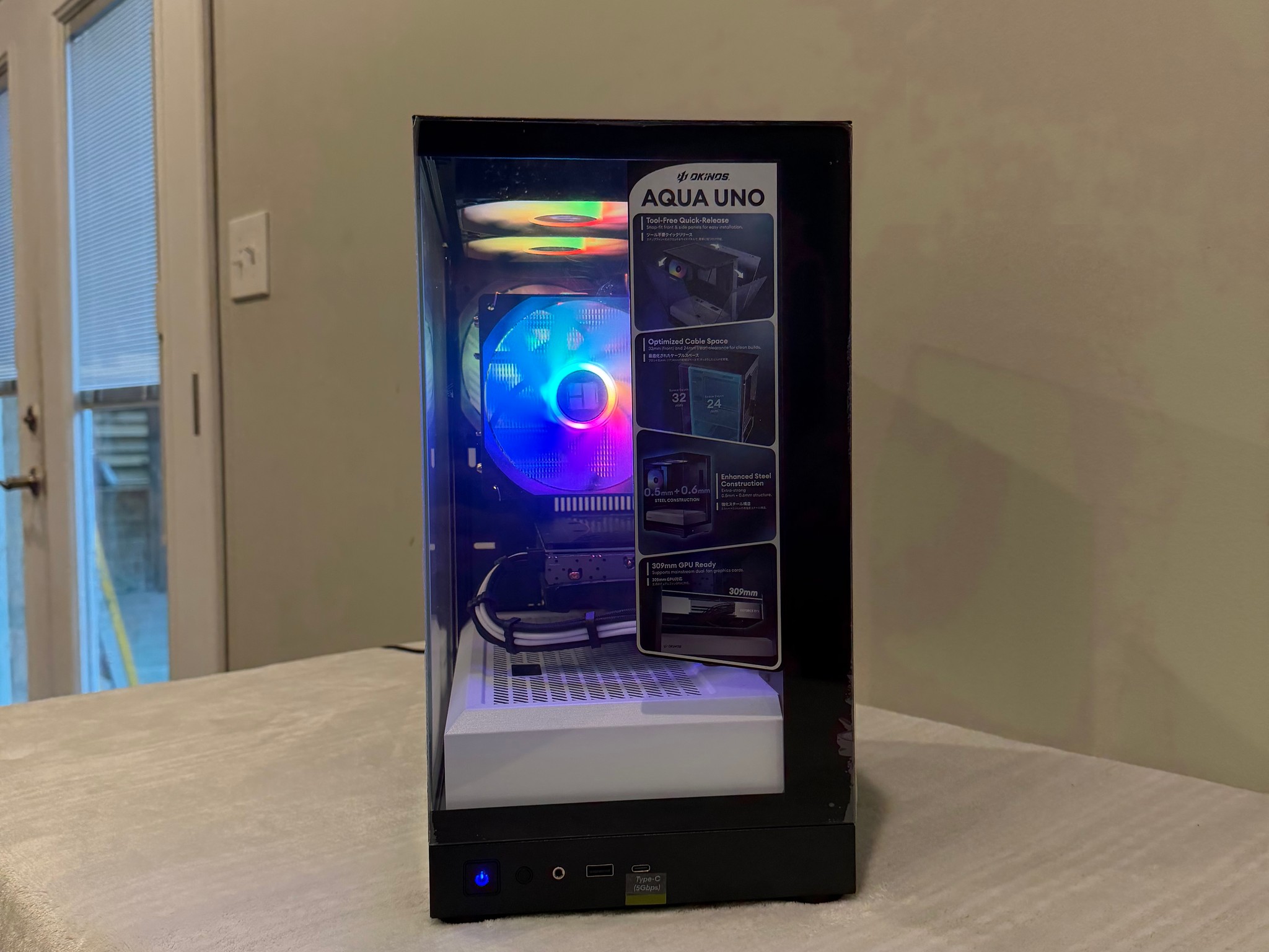 GeForce RTX 3060 Custom Gaming PC - Ryzen 5 5600G, 32GB RAM, 512GB NVMe SSD