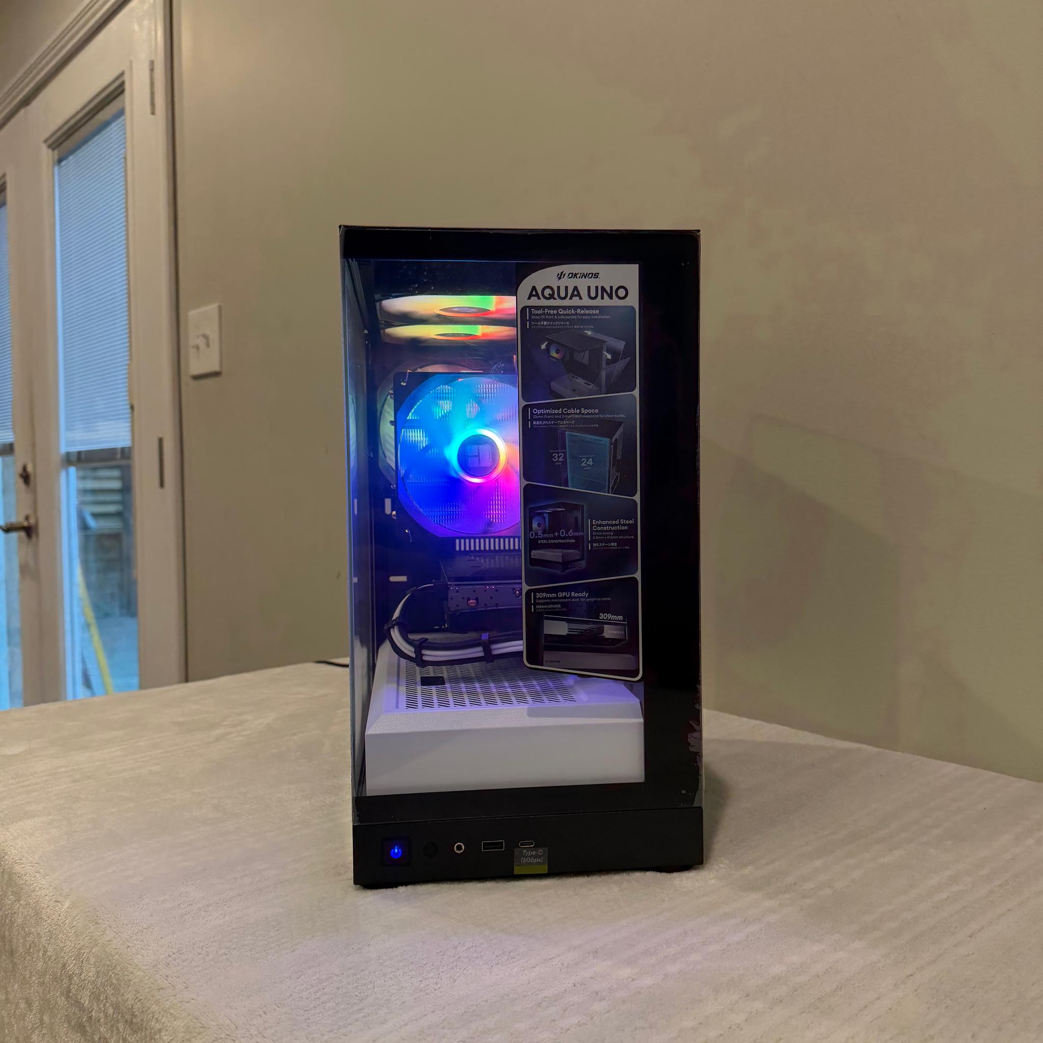 GeForce RTX 3060 Custom Gaming PC - Ryzen 5 5600G, 32GB RAM, 512GB NVMe SSD