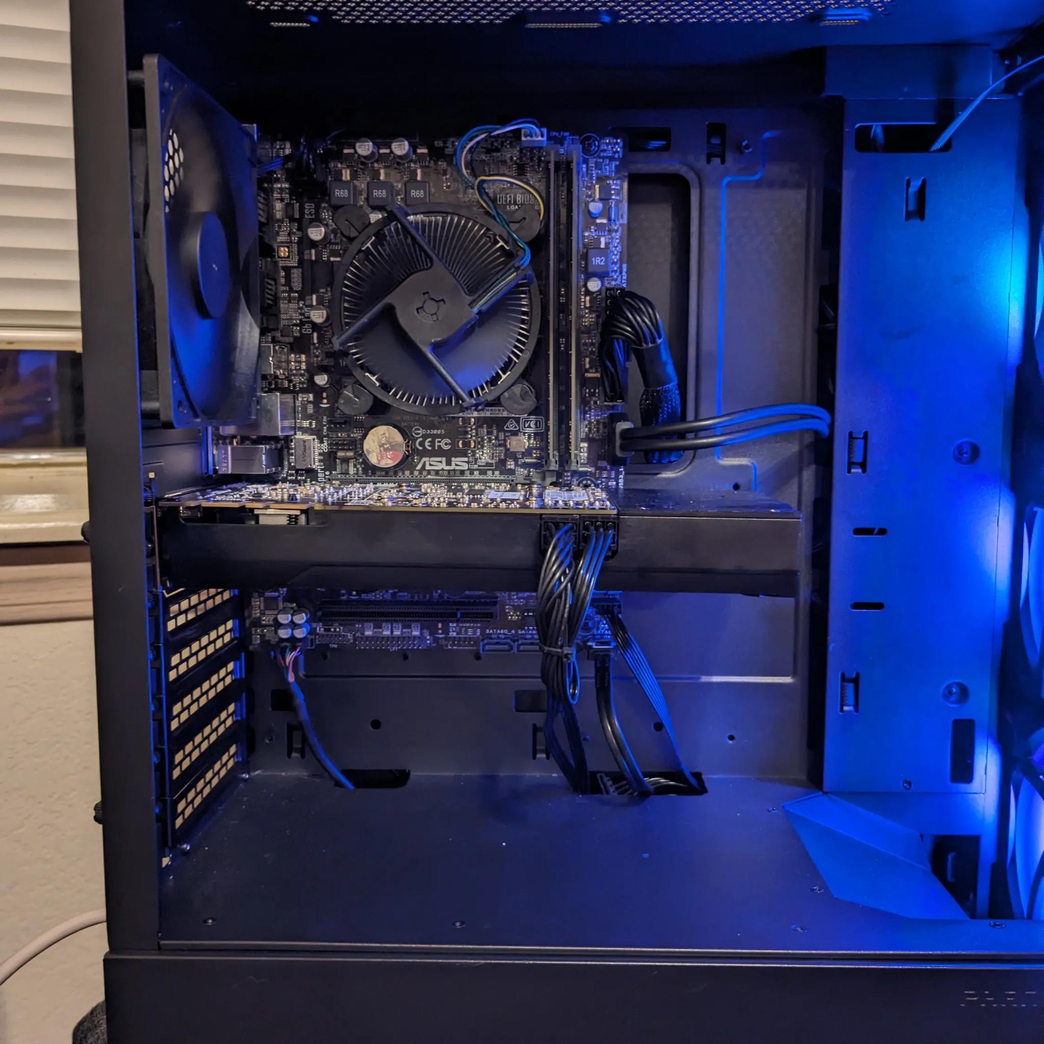FREE SHIP|| "Heart of Darkness"||i5-7500,16GB RAM,GTX 970 4GB, 480GB SSD, Win11, RGB, New PSU