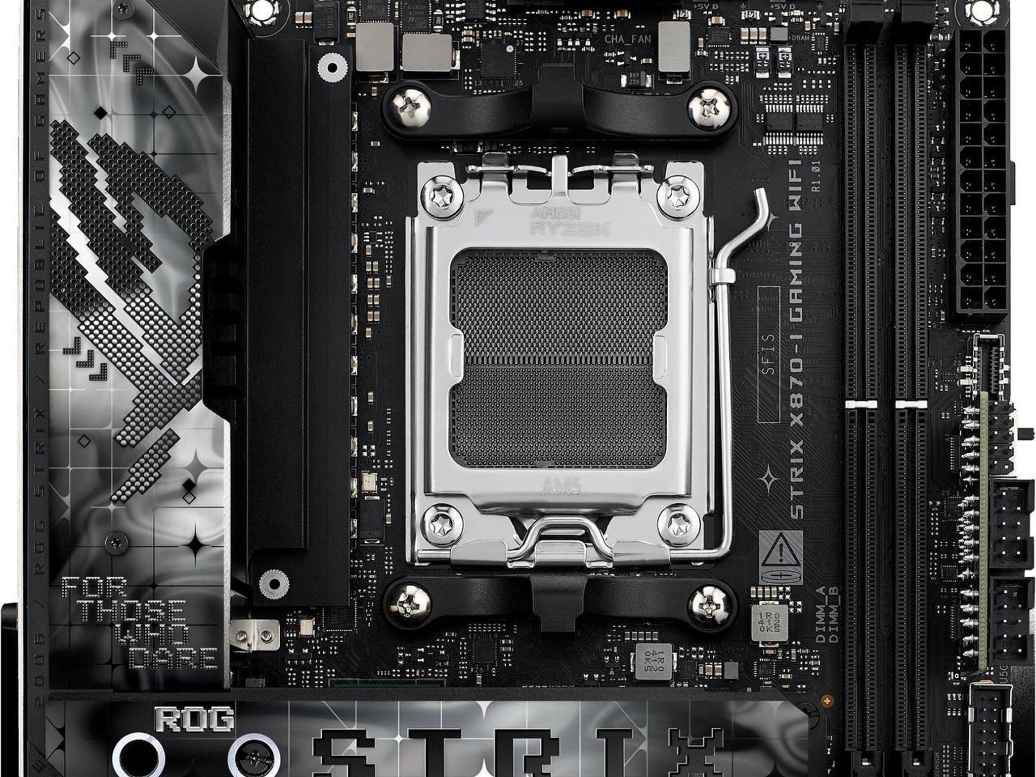 ASUS ROG STRIX X870-I GAMING WIFI AMD AM5 X870 Mini ITX Desktop Motherboard