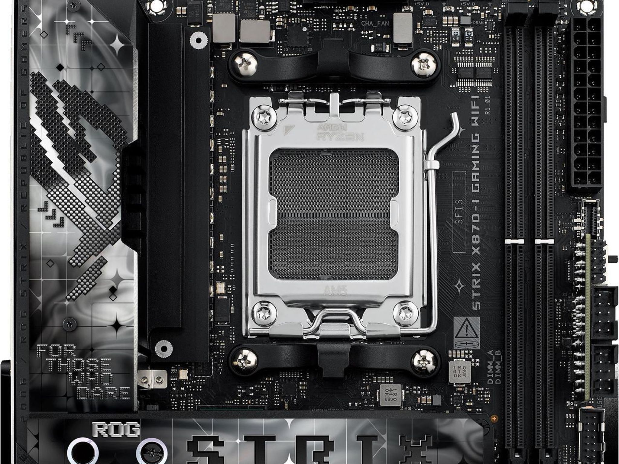 ASUS ROG STRIX X870-I GAMING WIFI AMD AM5 X870 Mini ITX Desktop Motherboard