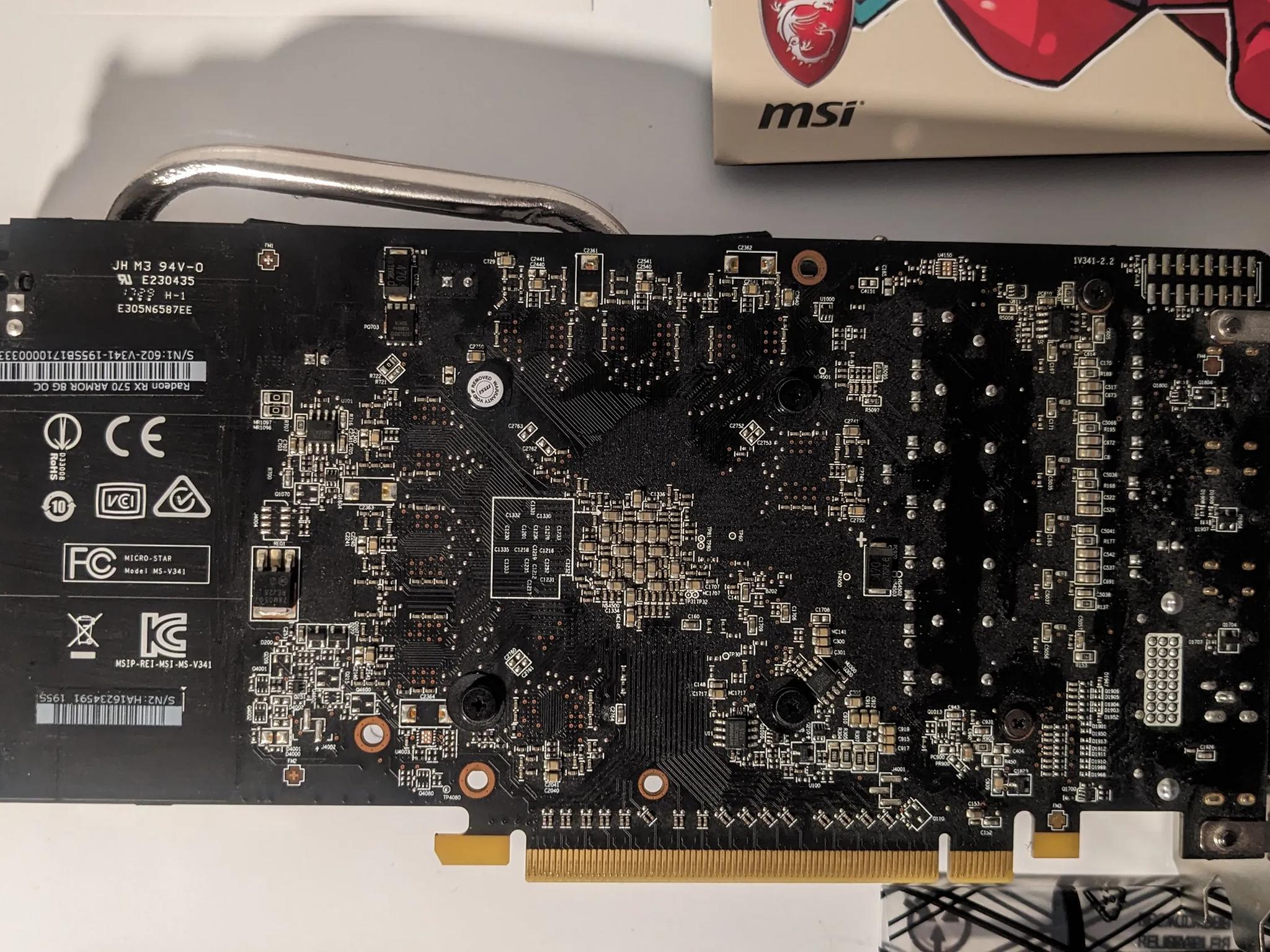 MSI Radeon Armor Rx 570 8GB