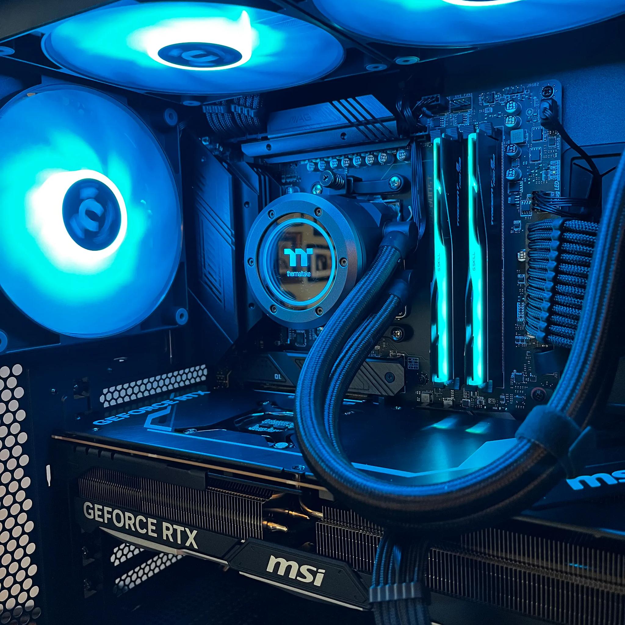 Black Tiger - RTX 4080 SUPER | Ryzen 7 7800X3D | 32GB DDR5 @ 6000MT/sec | 4TB storage | 1000W PSU