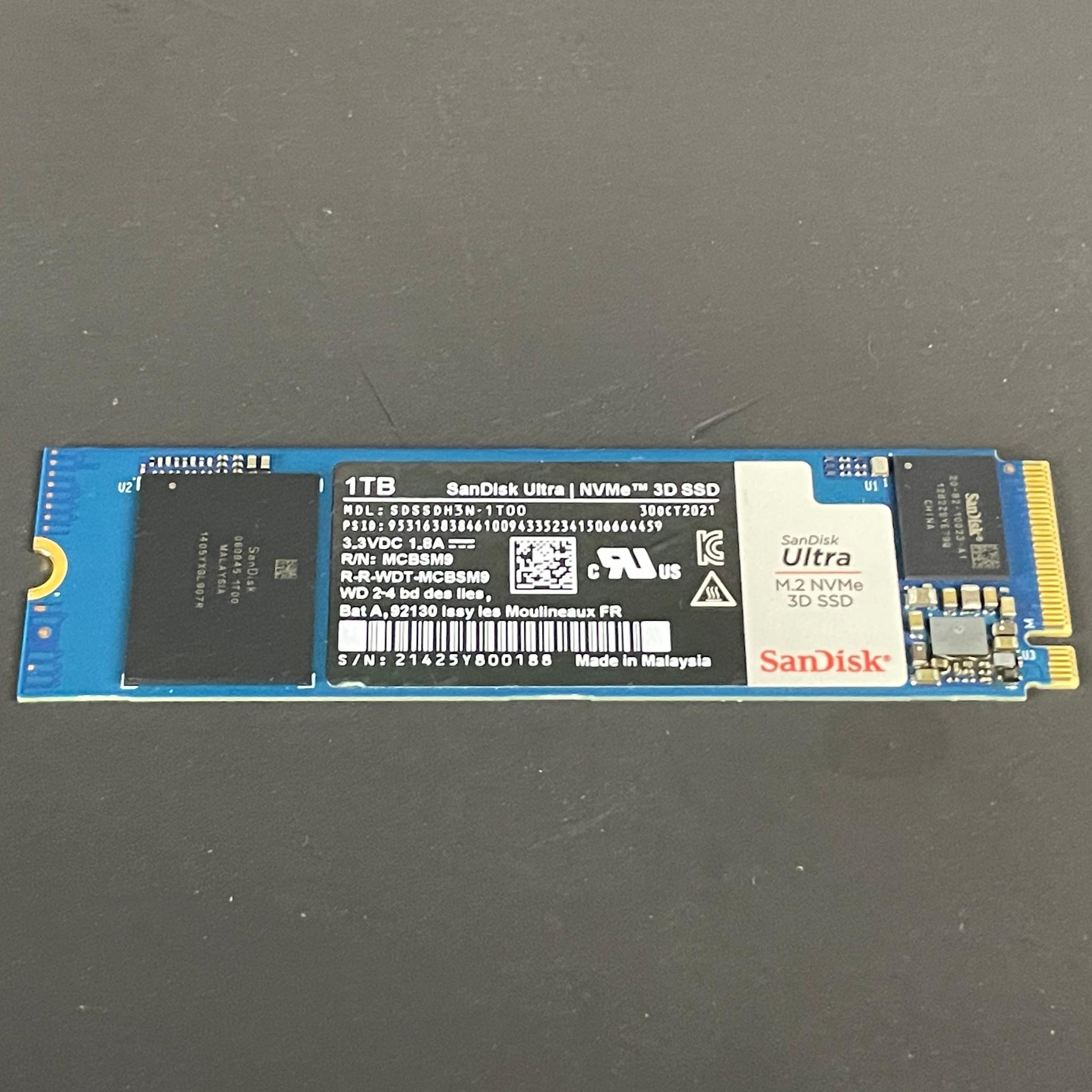 SanDisk Ultra 1TB NVMe SSD | Free Shipping